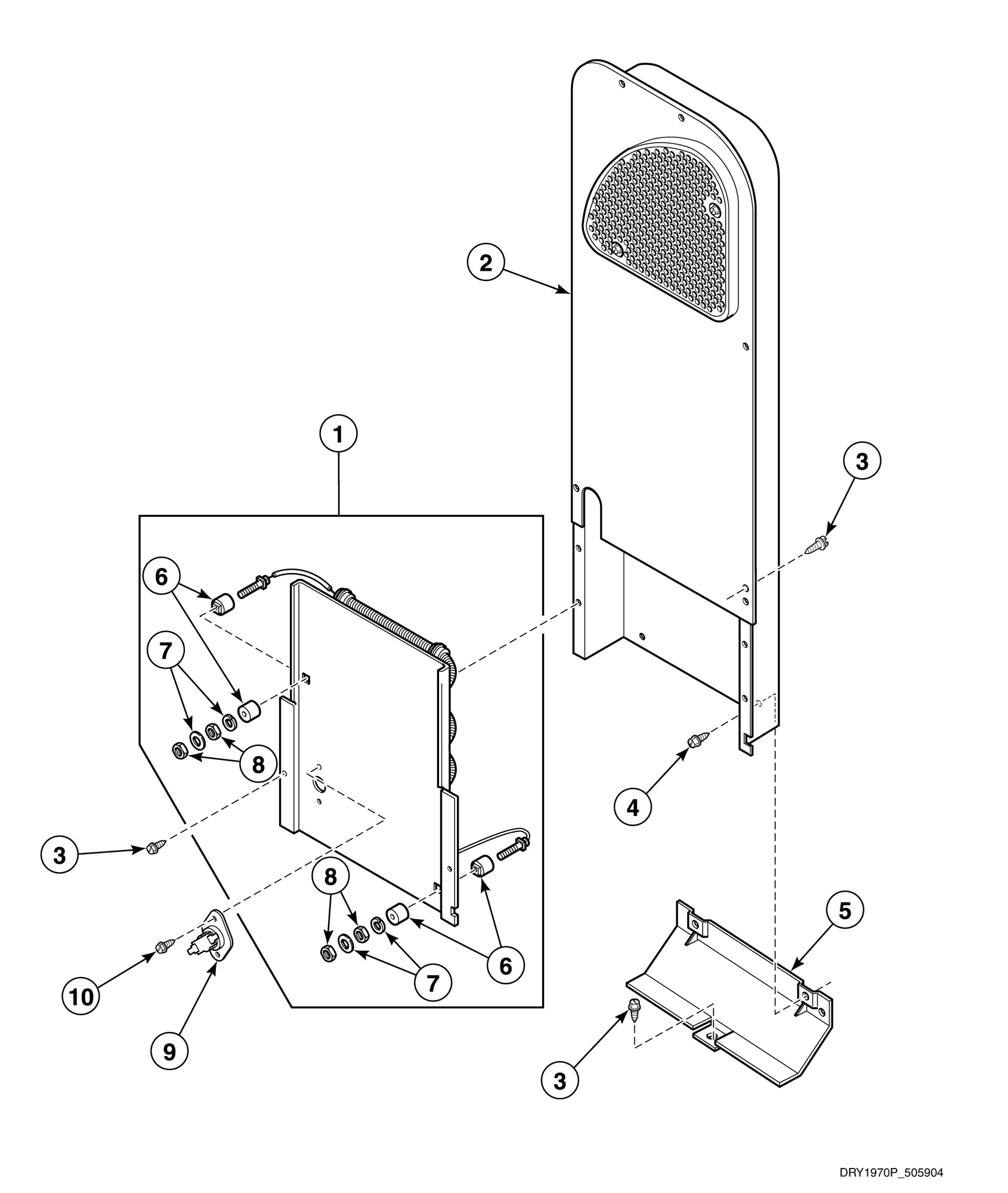 Heater Duct - Electric Models Through Serial No. S6271975XG