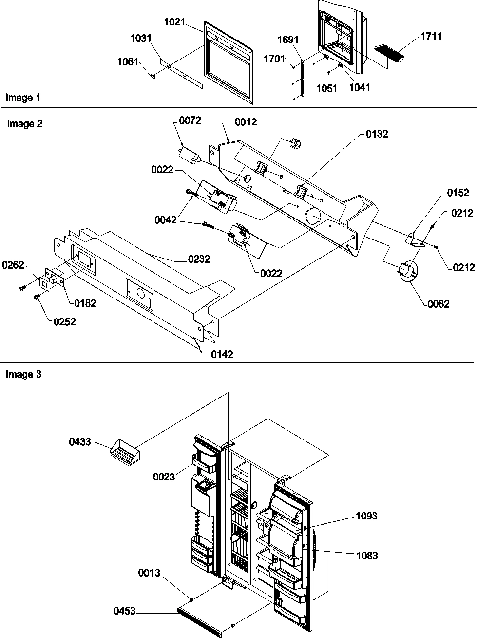 05 - Facade Dispenser Cover, Elec Brkt Assy