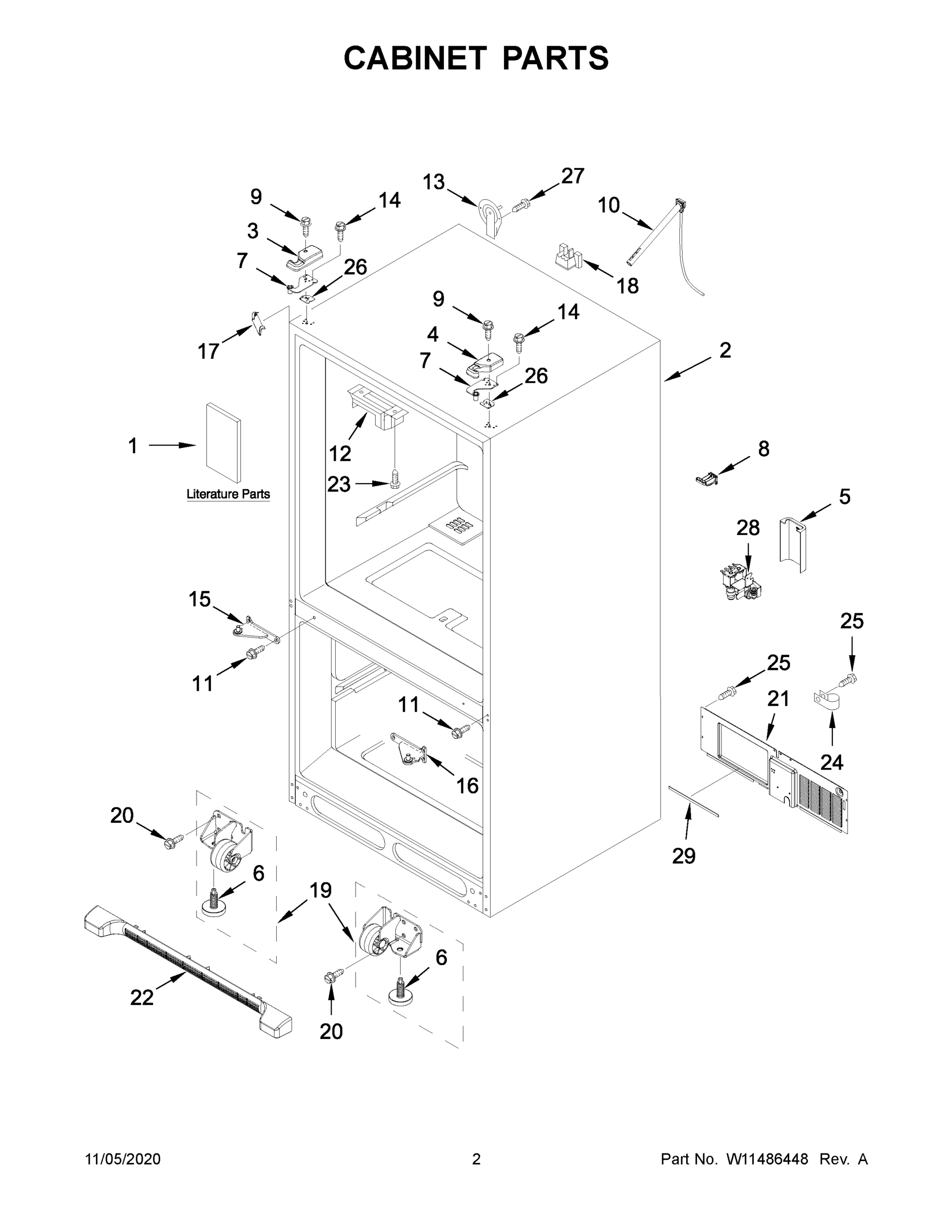 02 - CABINET PARTS