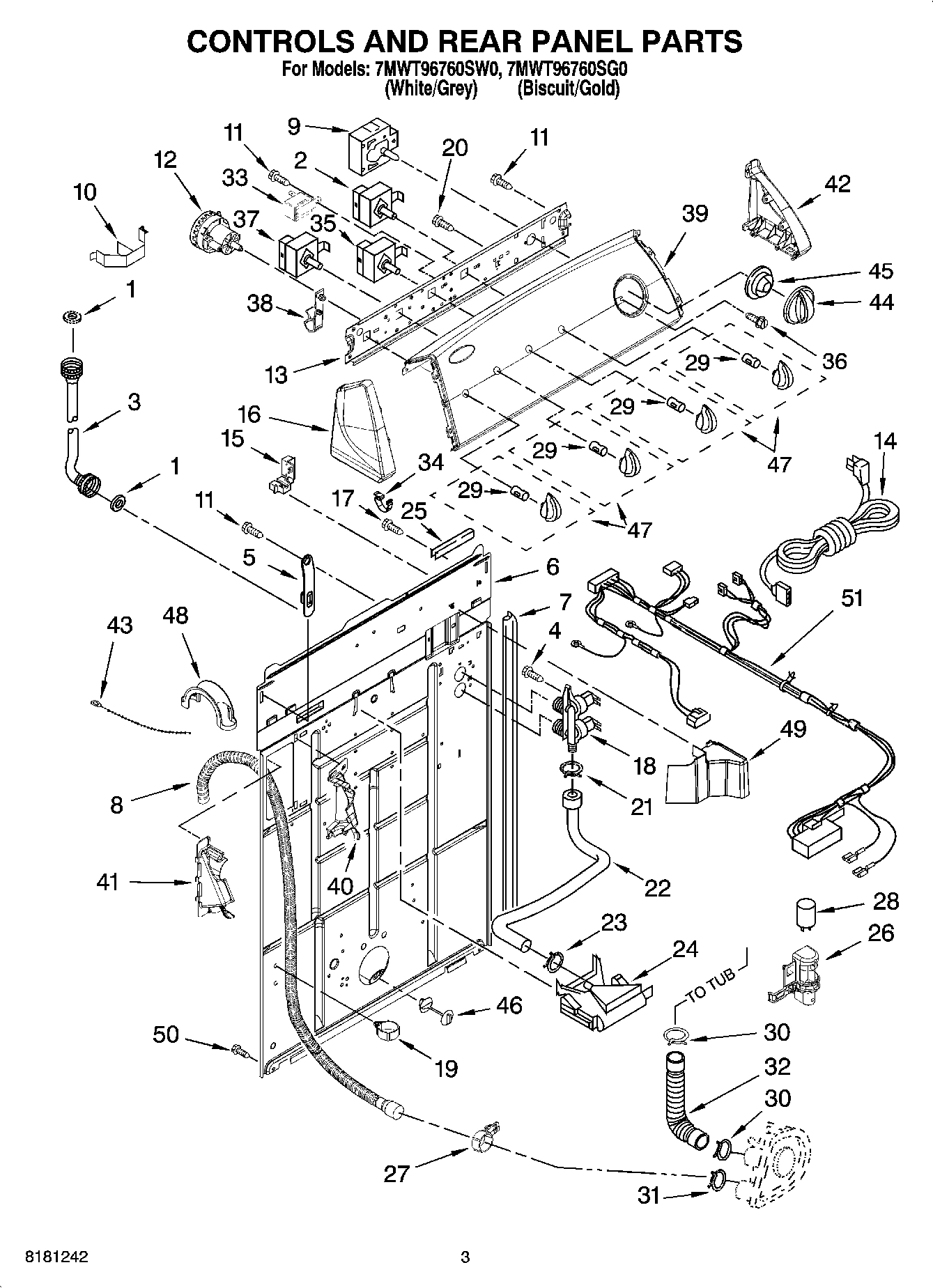 02 - CONTROLS AND REAR PANEL PARTS
