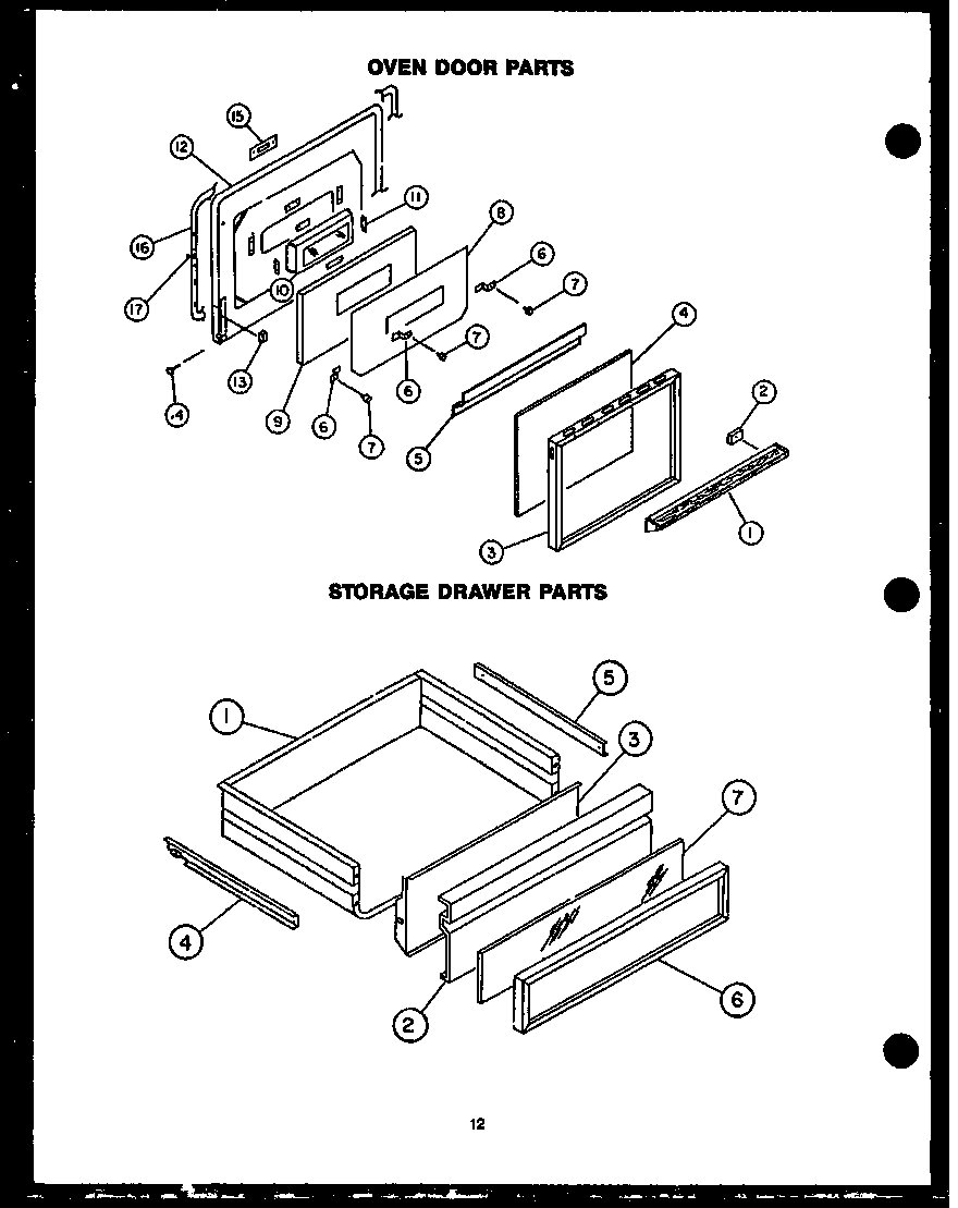 08 - OVEN DOOR PARTS