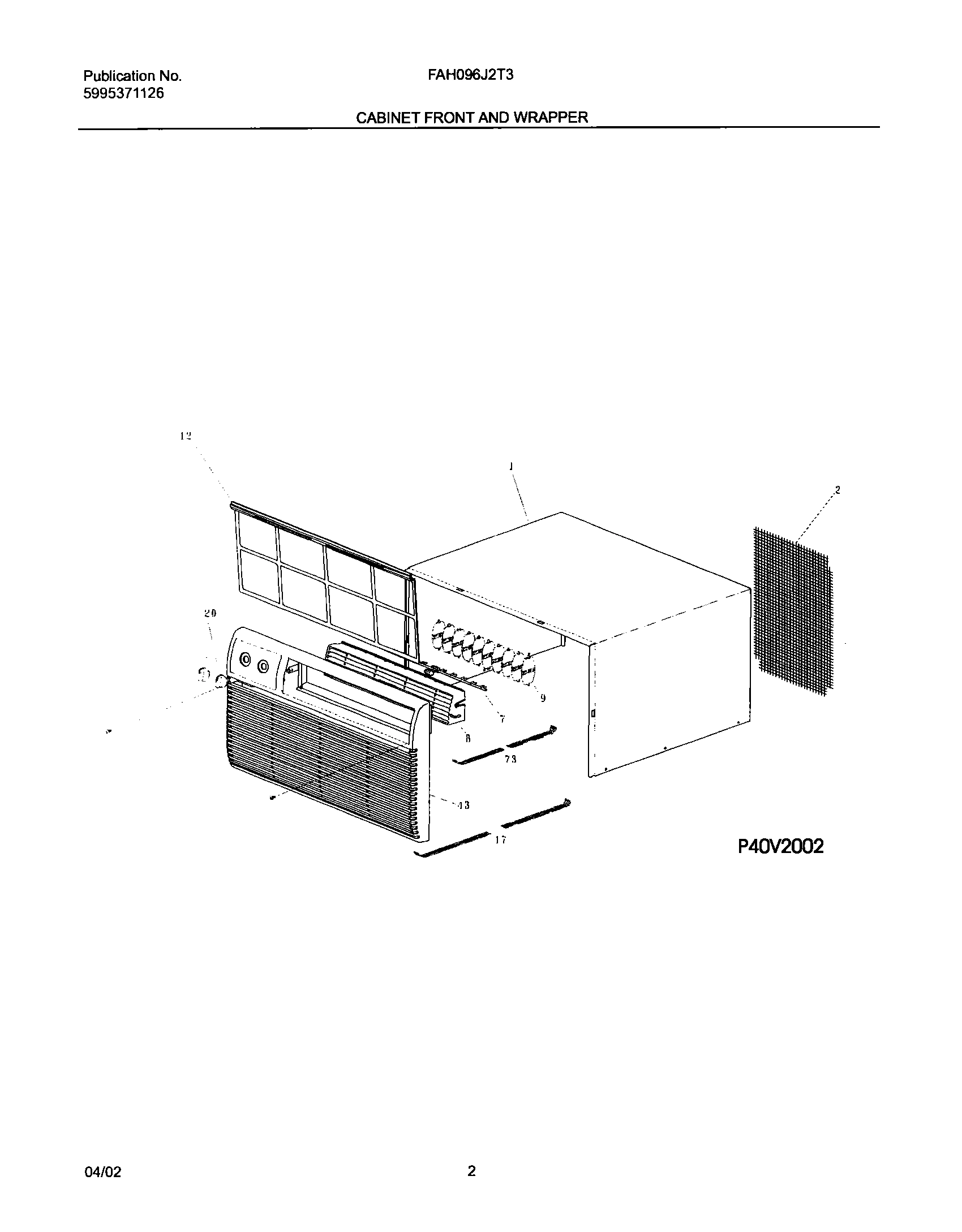 03 - CABINET FRONT AND WRAPPER