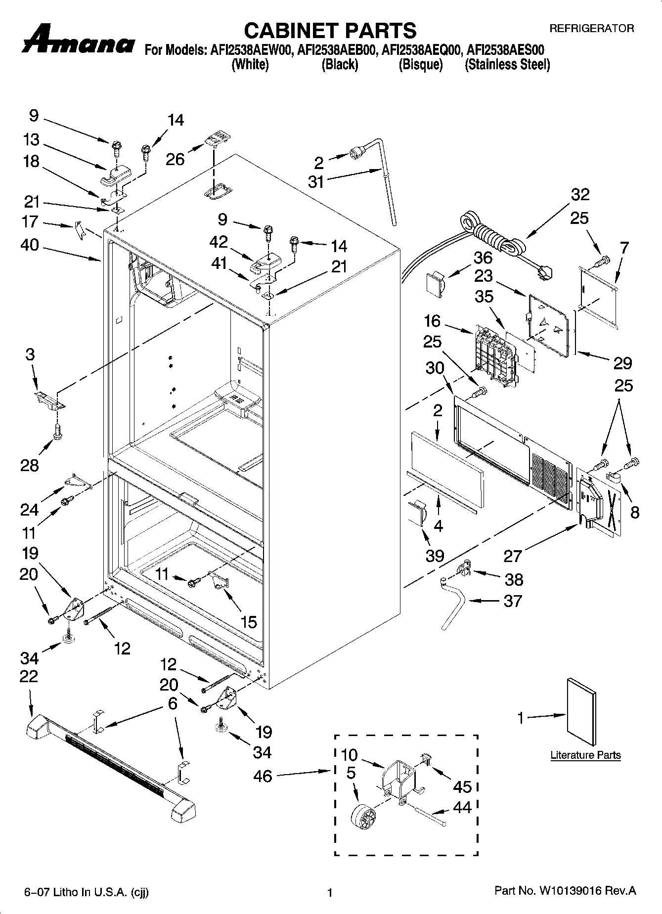 01 - CABINET PARTS