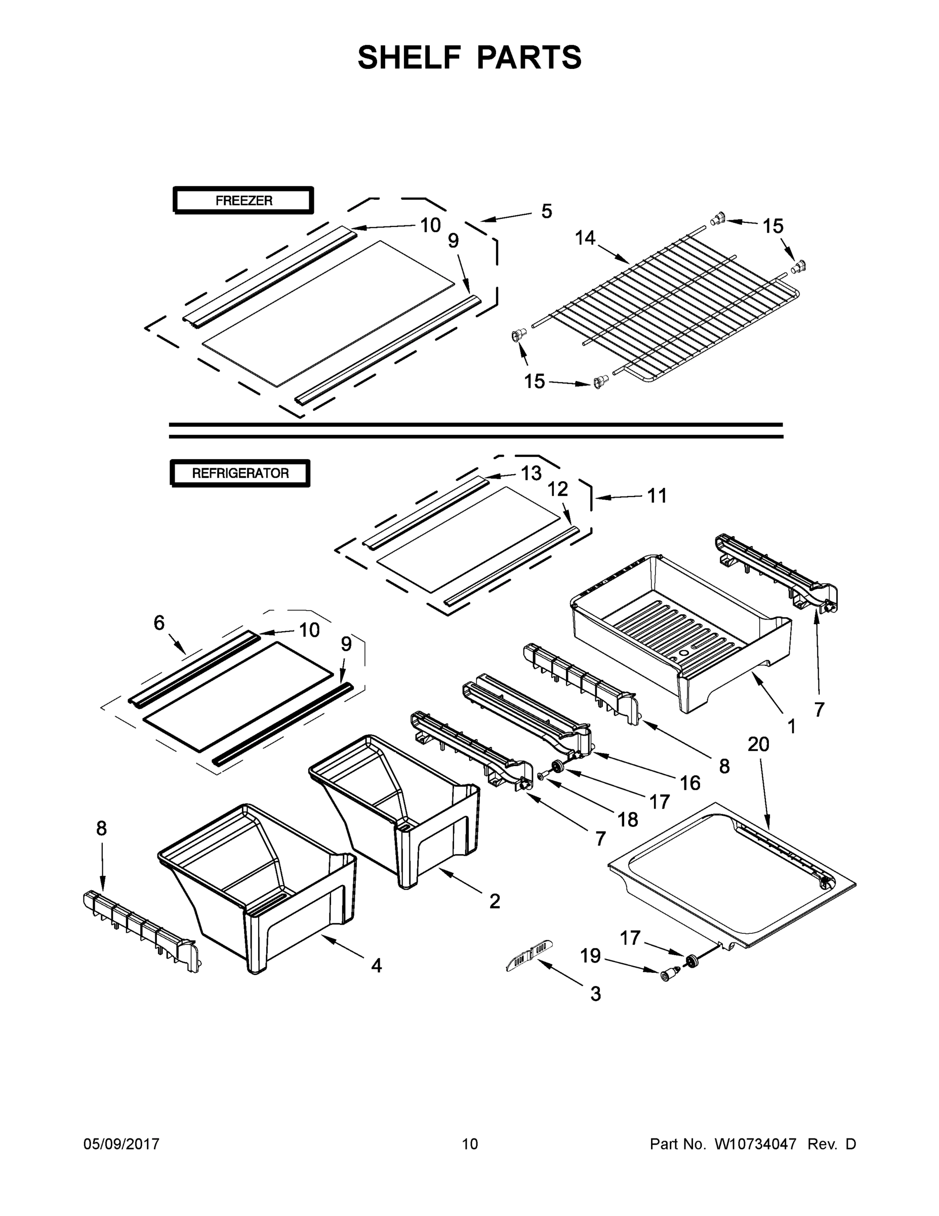 06 - SHELF PARTS