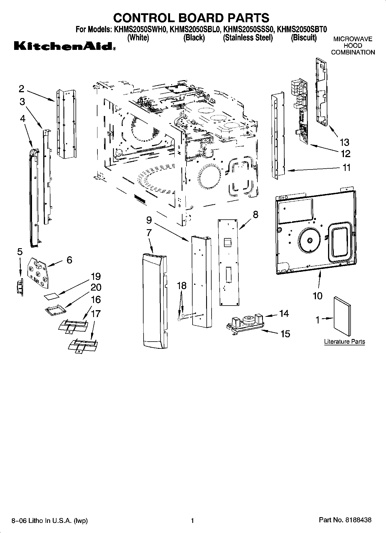 01 - CONTROL BOARD PARTS