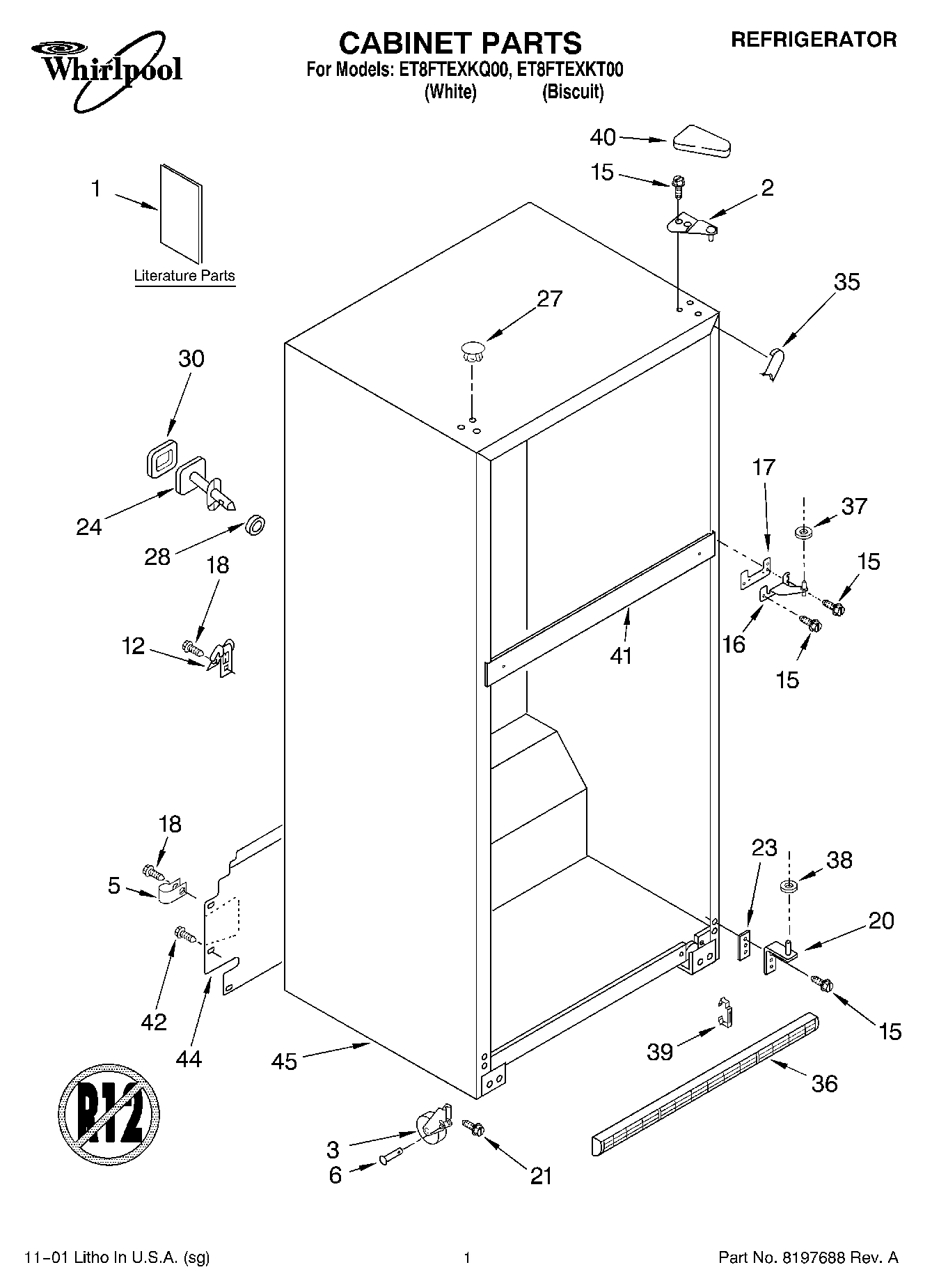01 - CABINET, LITERATURE