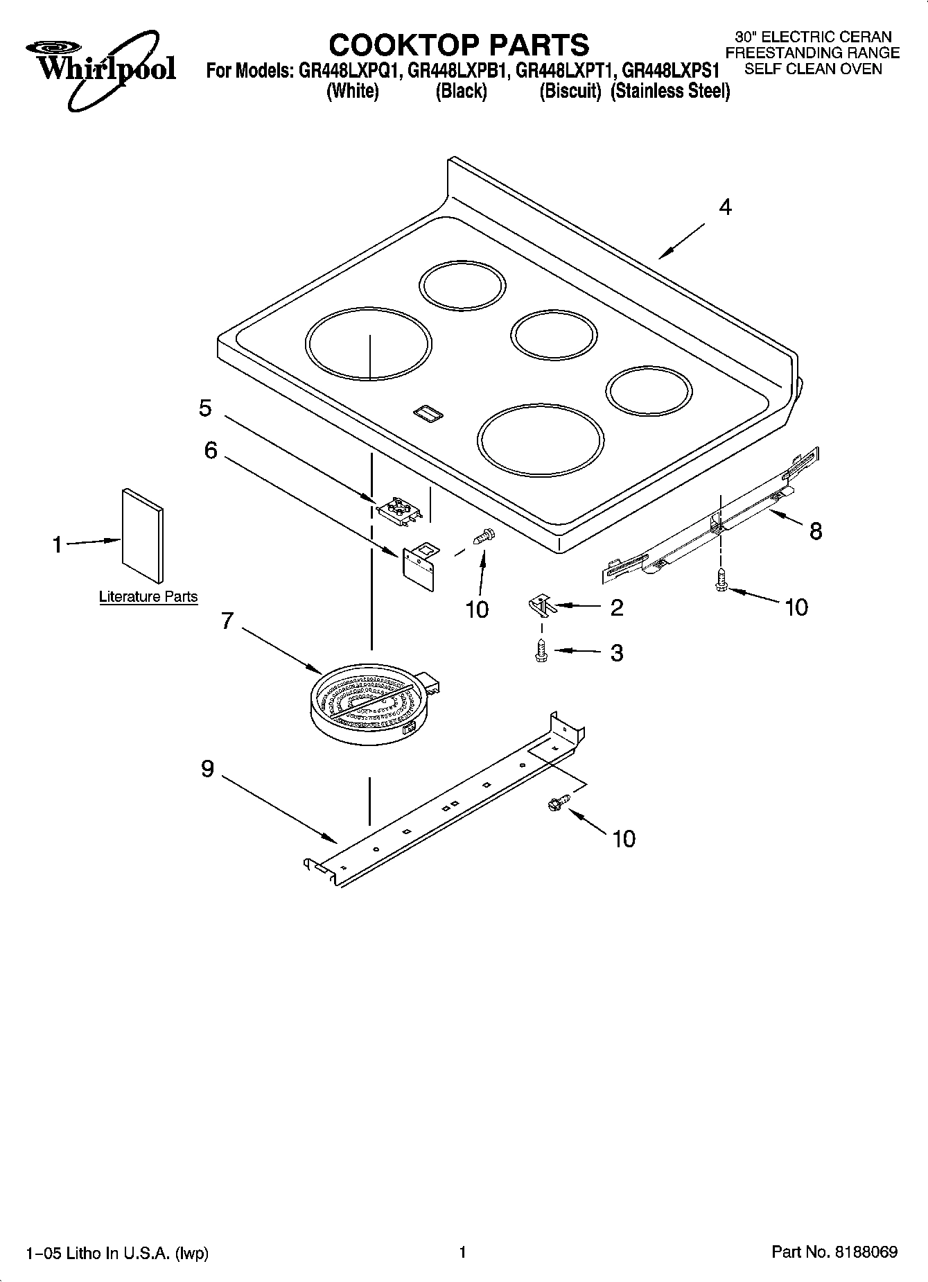 01 - COOKTOP PARTS