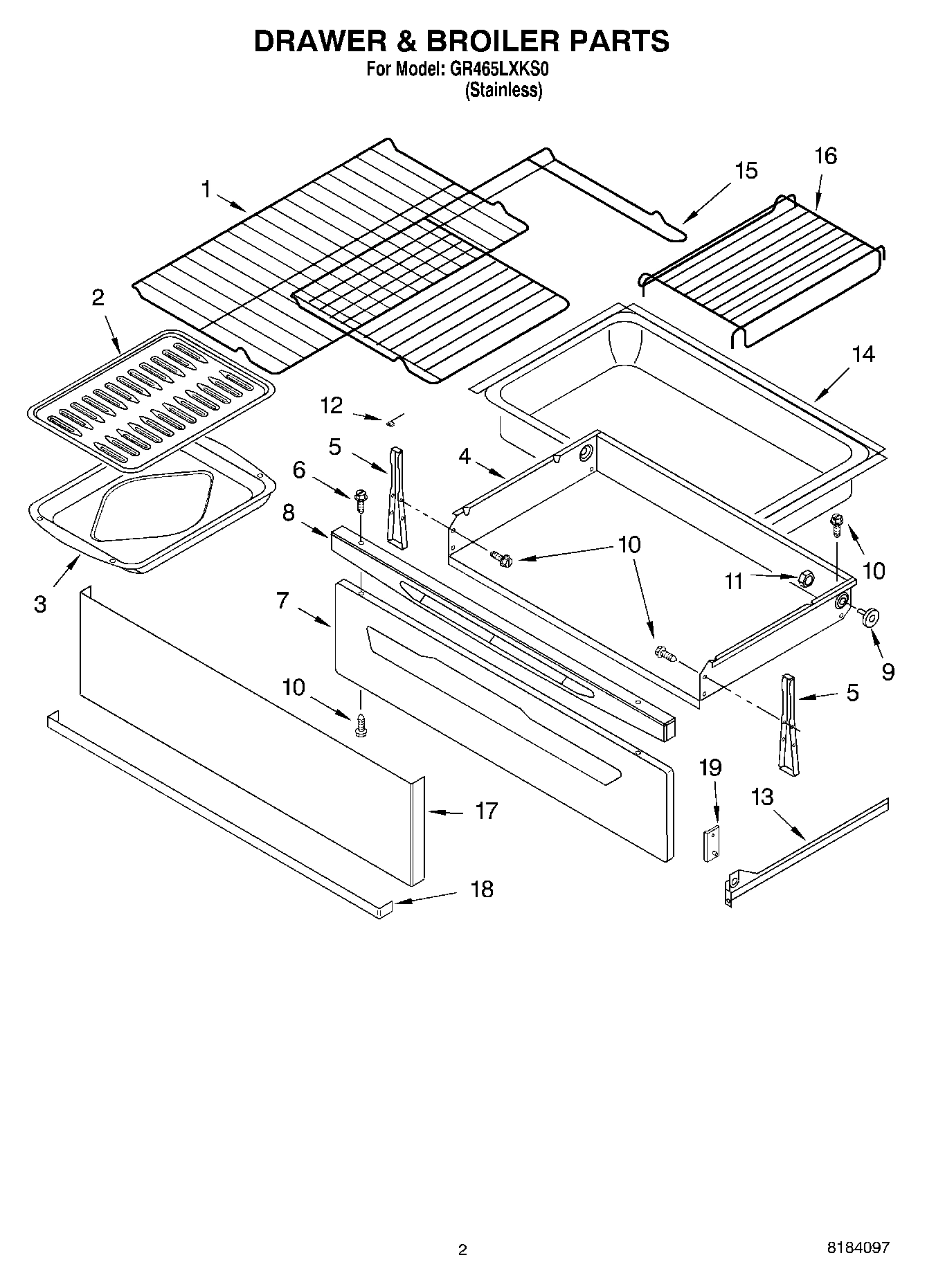 02 - DRAWER AND BROILER
