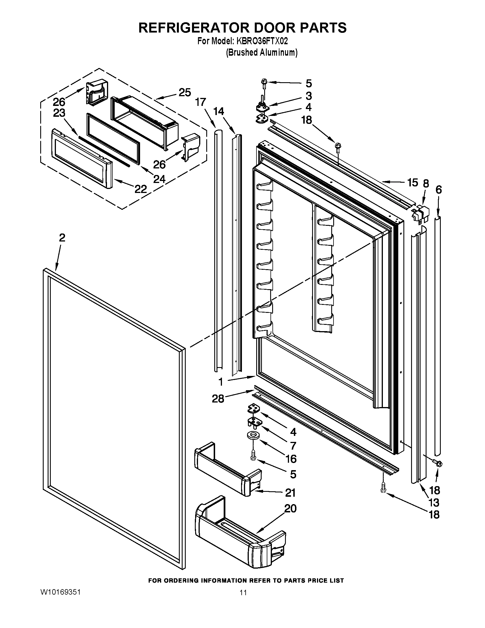 07 - REFRIGERATOR DOOR PARTS