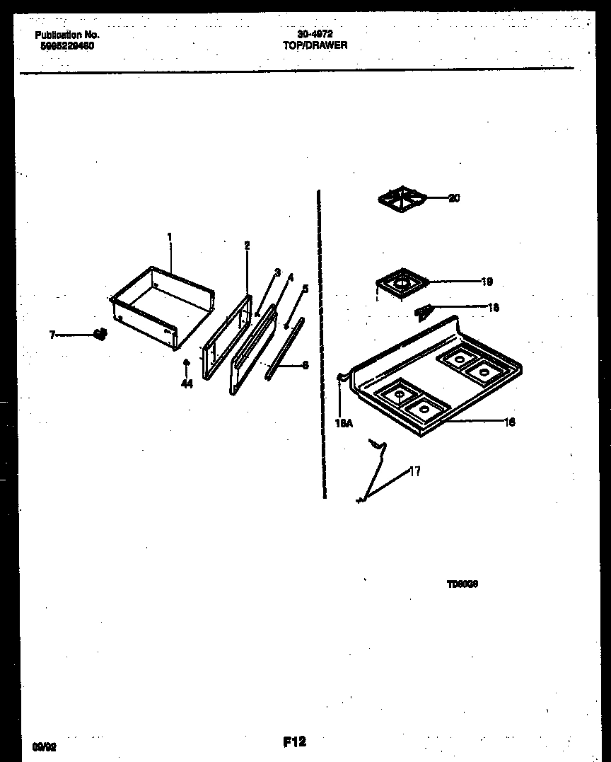 06 - COOKTOP AND DRAWER PARTS