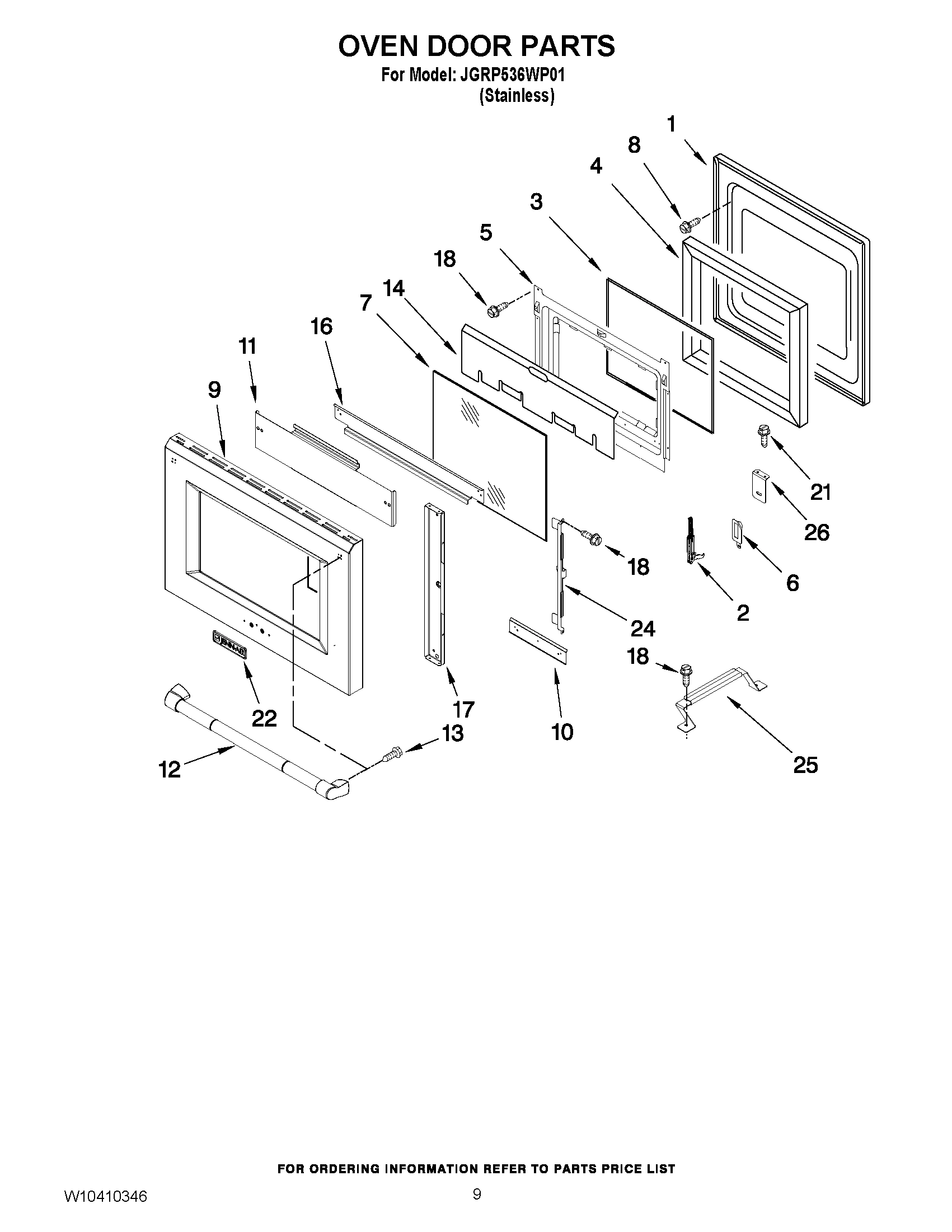 06 - OVEN DOOR PARTS
