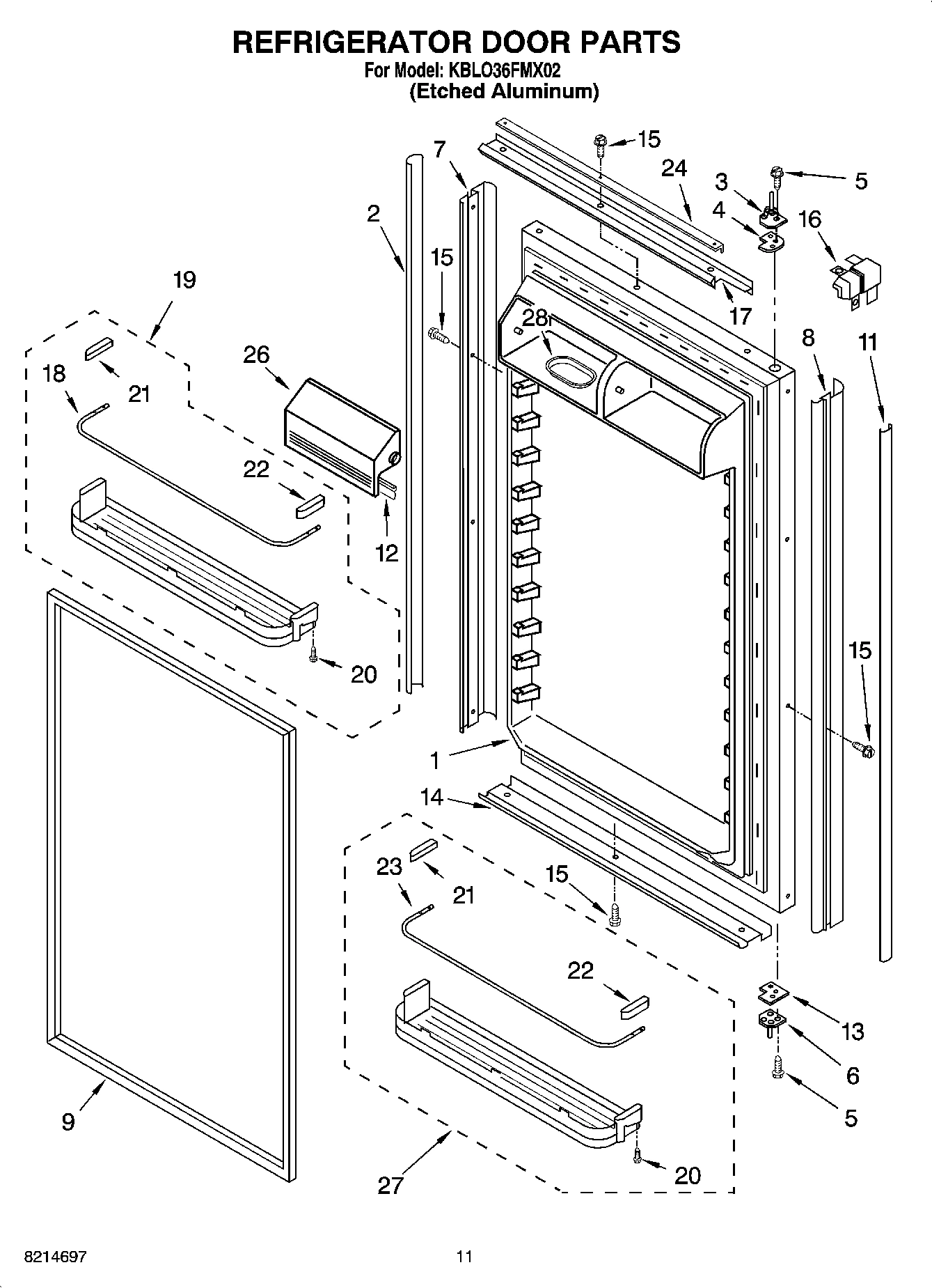 07 - REFRIGERATOR DOOR PARTS