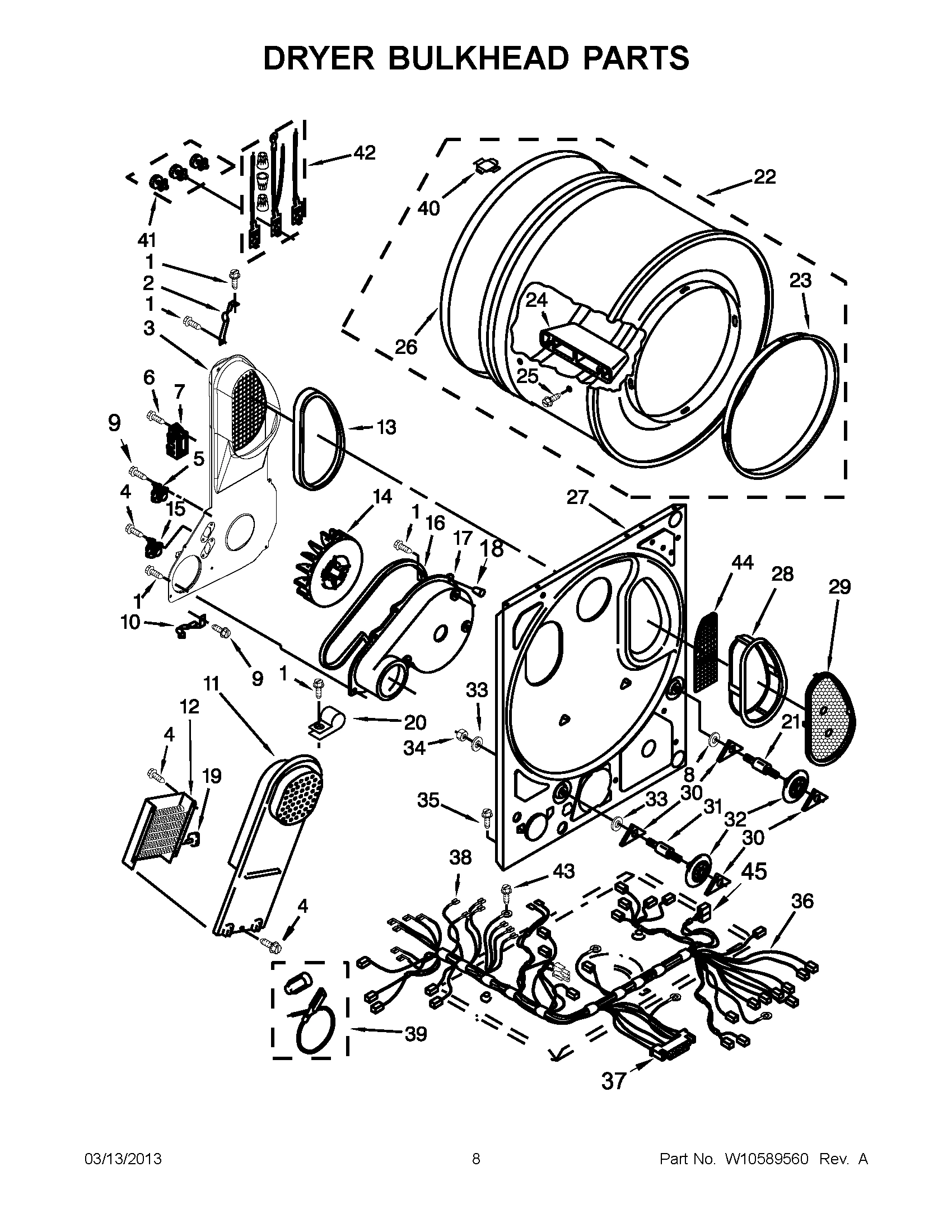 04 - DRYER BULKHEAD PARTS