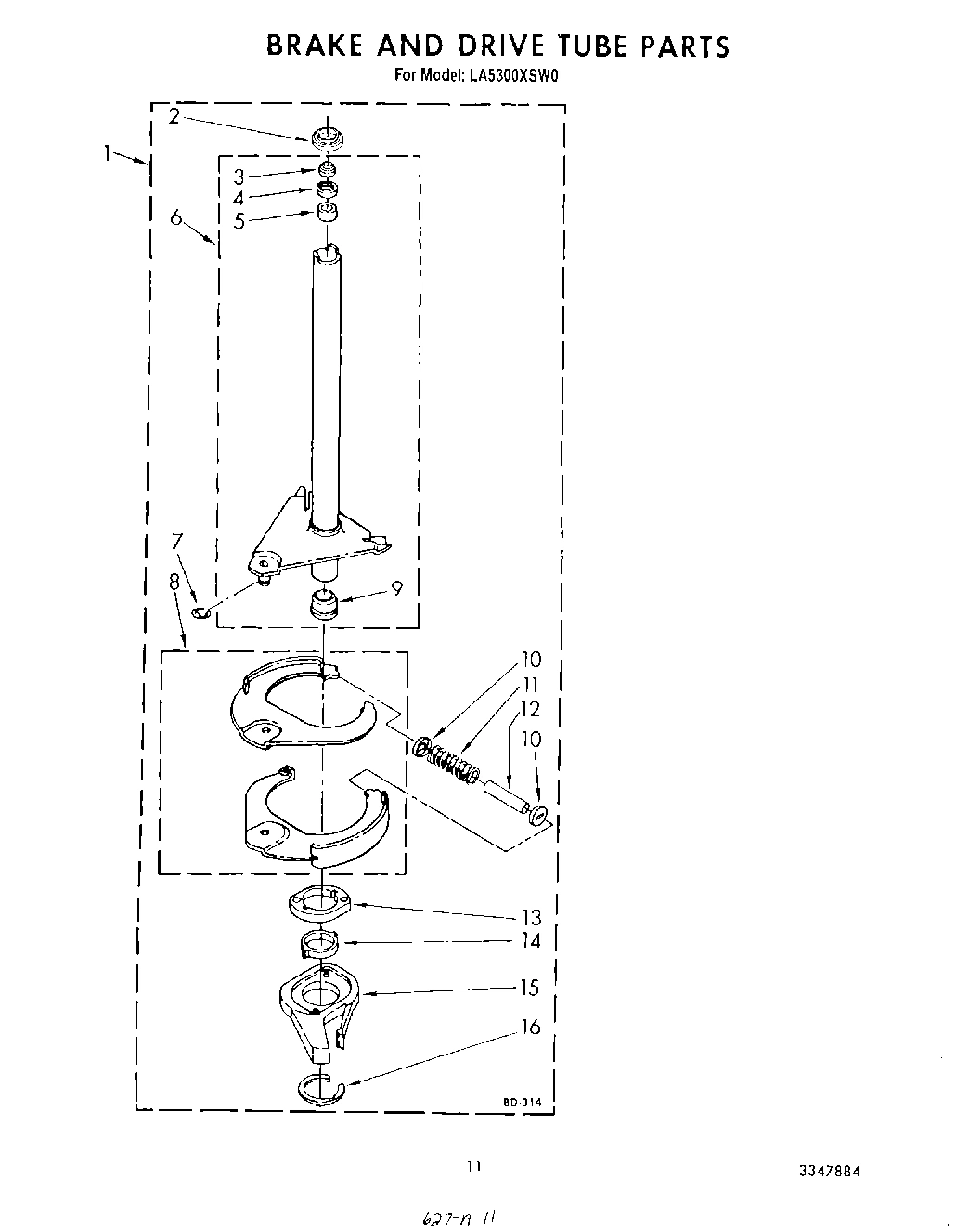 09 - BRAKE AND DRIVE TUBE