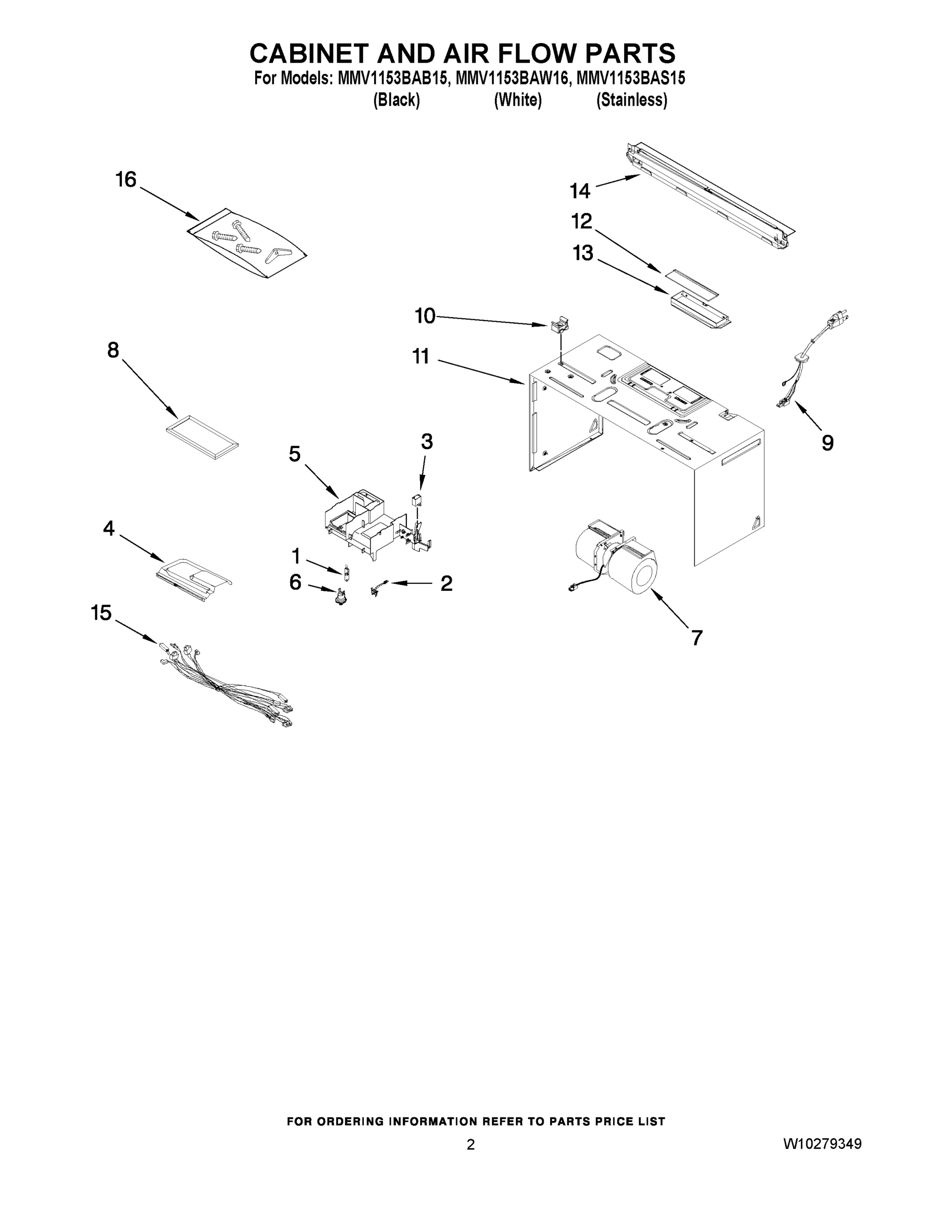 02 - CABINET AND AIR FLOW PARTS