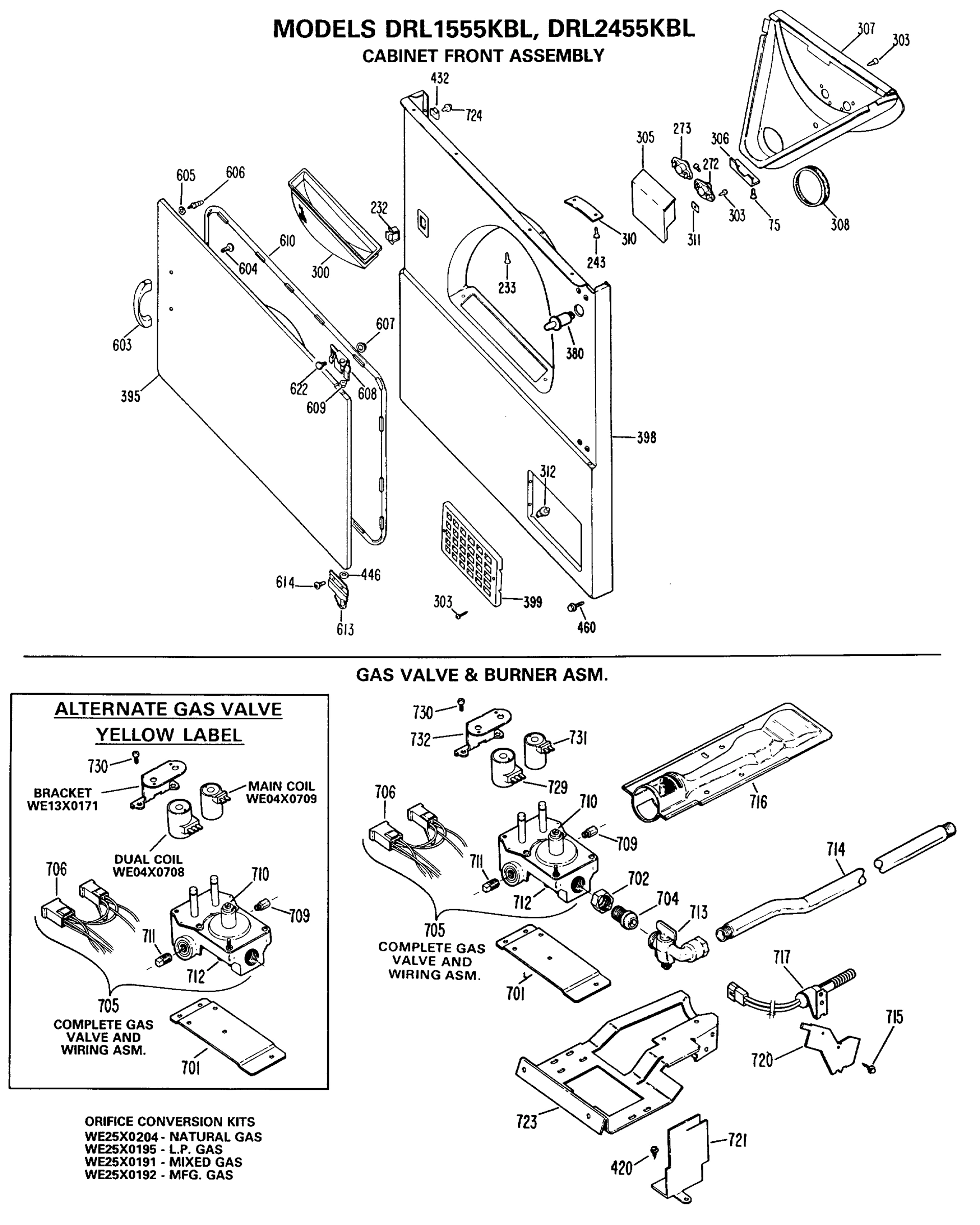 CABINET FRONT ASSEMBLY