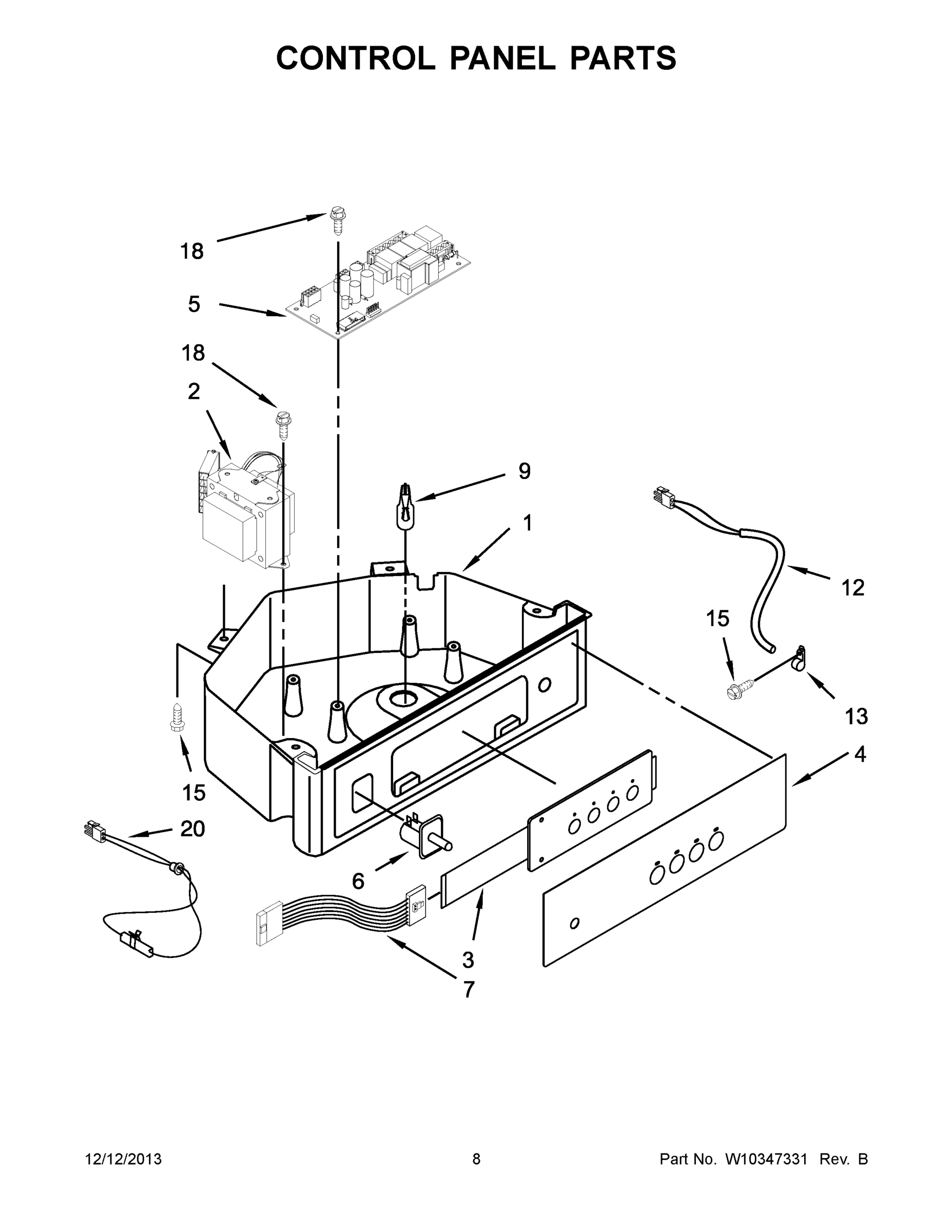 05 - CONTROL PANEL PARTS