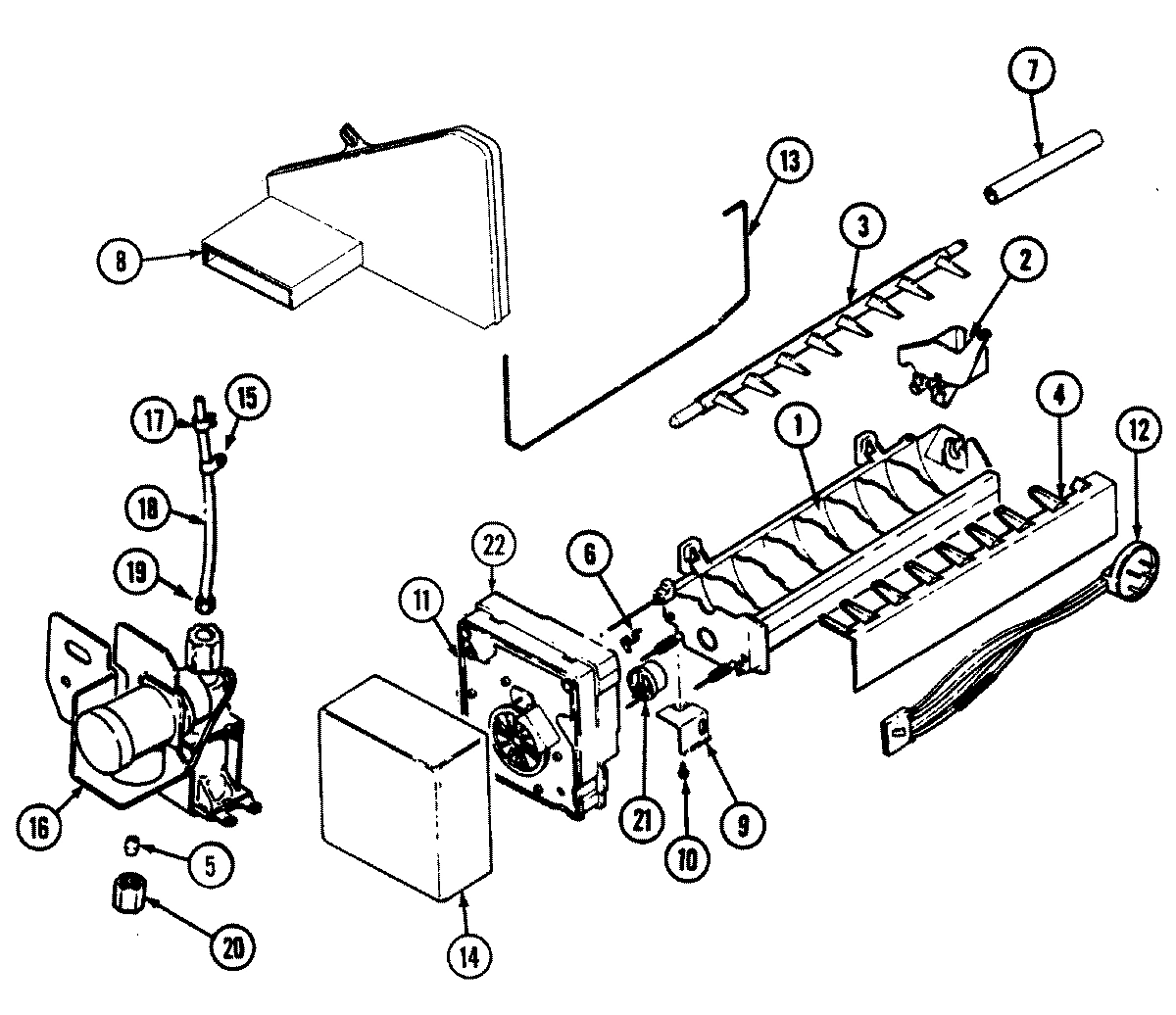 04 - OPTIONAL ICE MAKER KIT (RAE3100AAX)