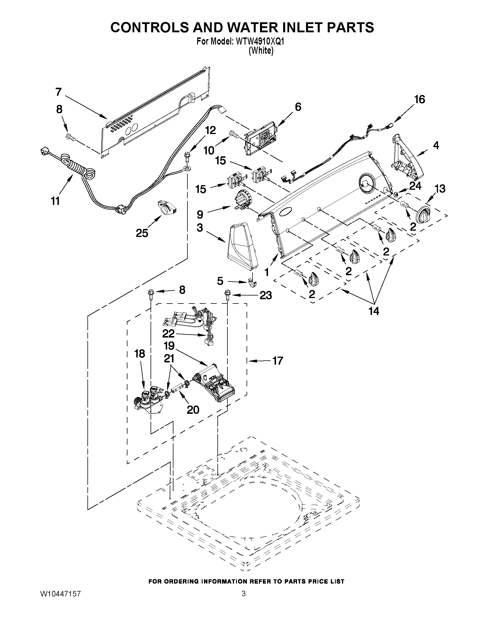 02 - CONTROLS AND WATER INLET PARTS