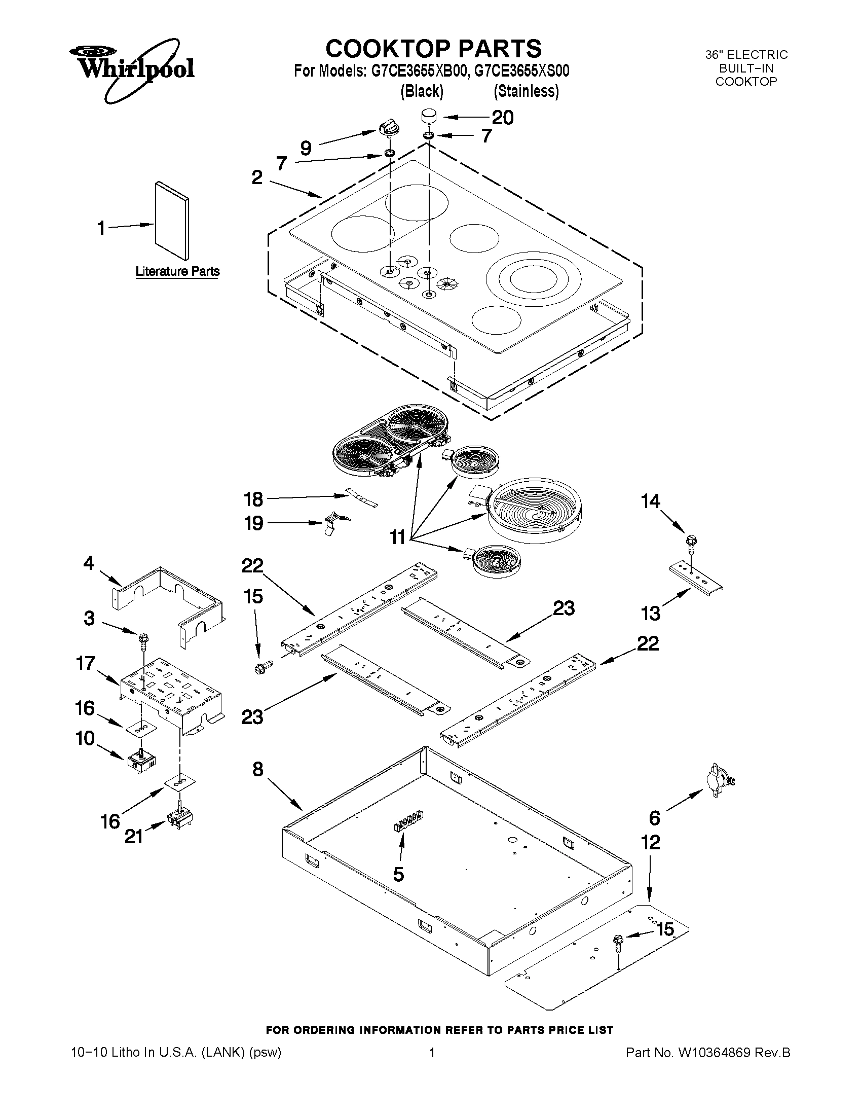 01 - COOKTOP PARTS