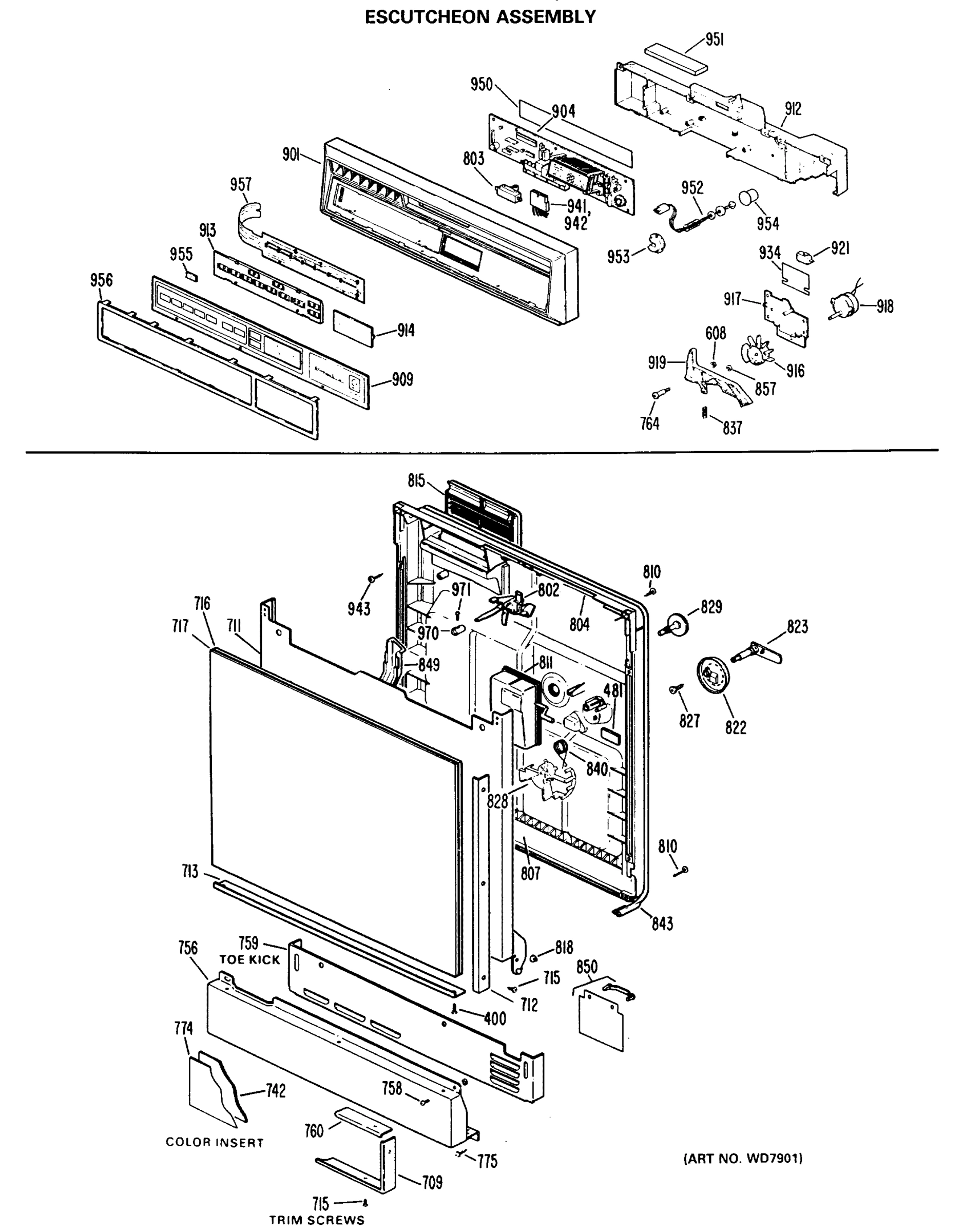 ESCUTCHEON ASSEMBLY