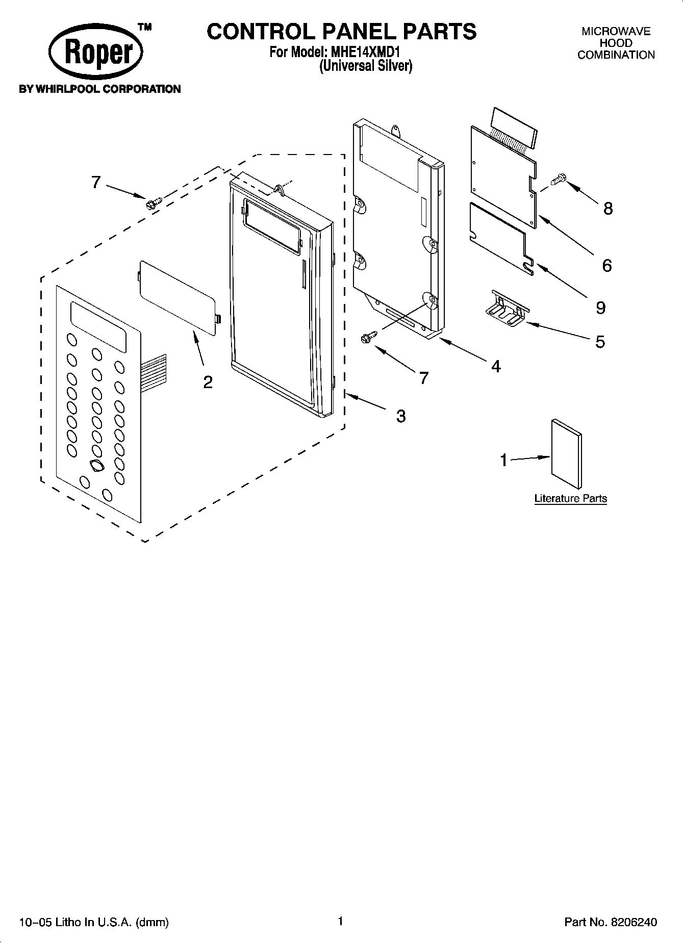01 - CONTROL PANEL PARTS