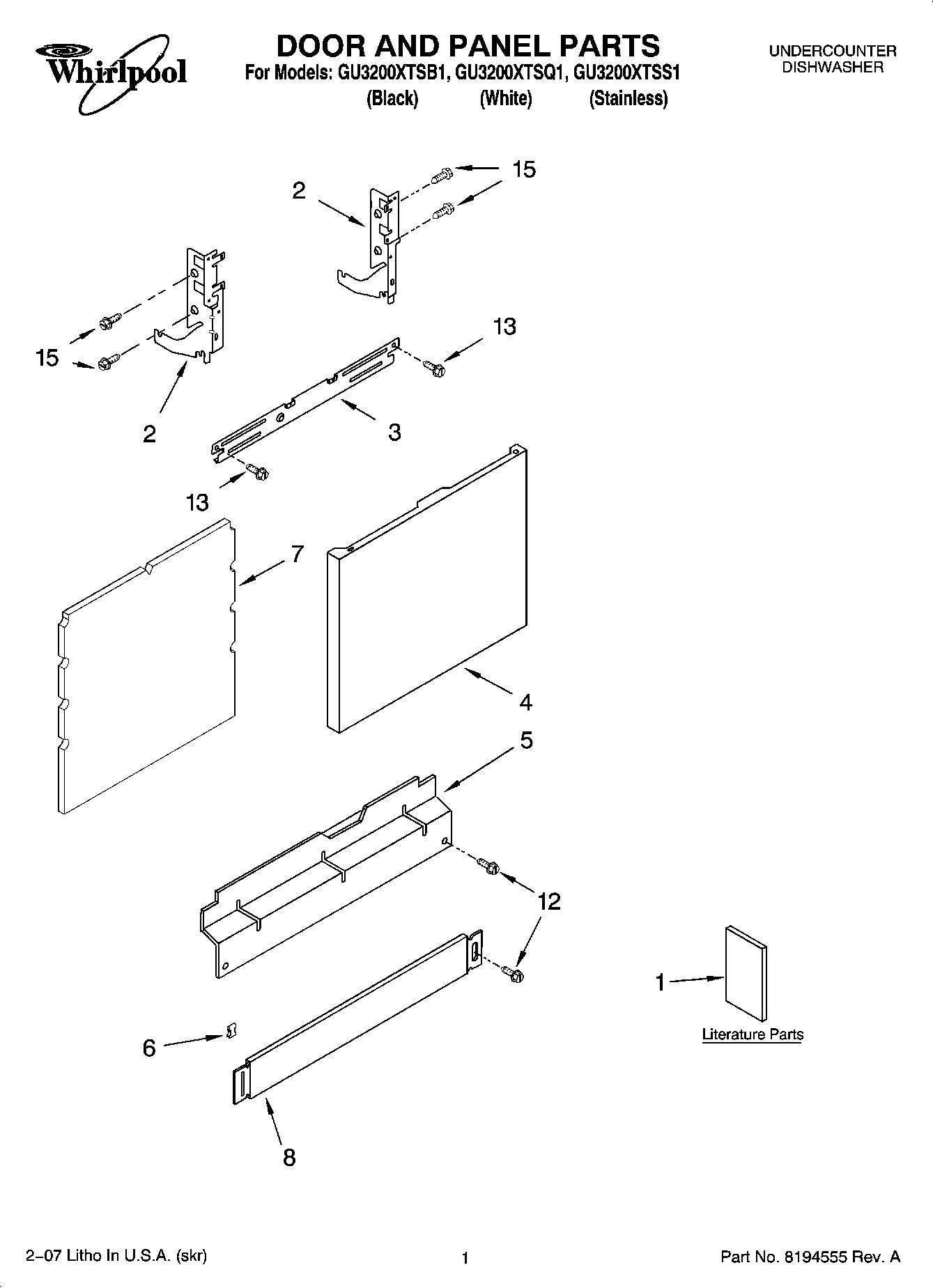 01 - DOOR AND PANEL PARTS