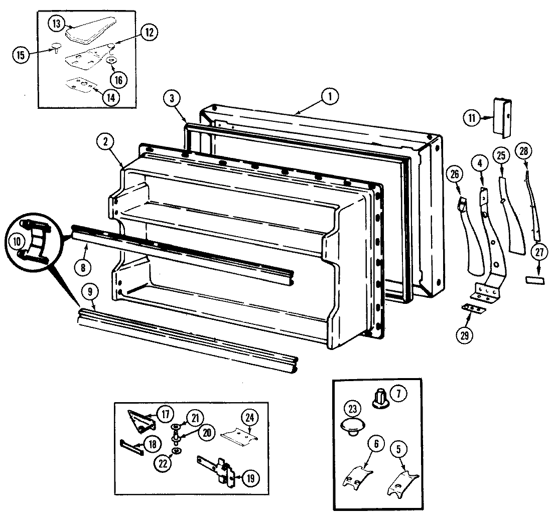 02 - FREEZER DOOR