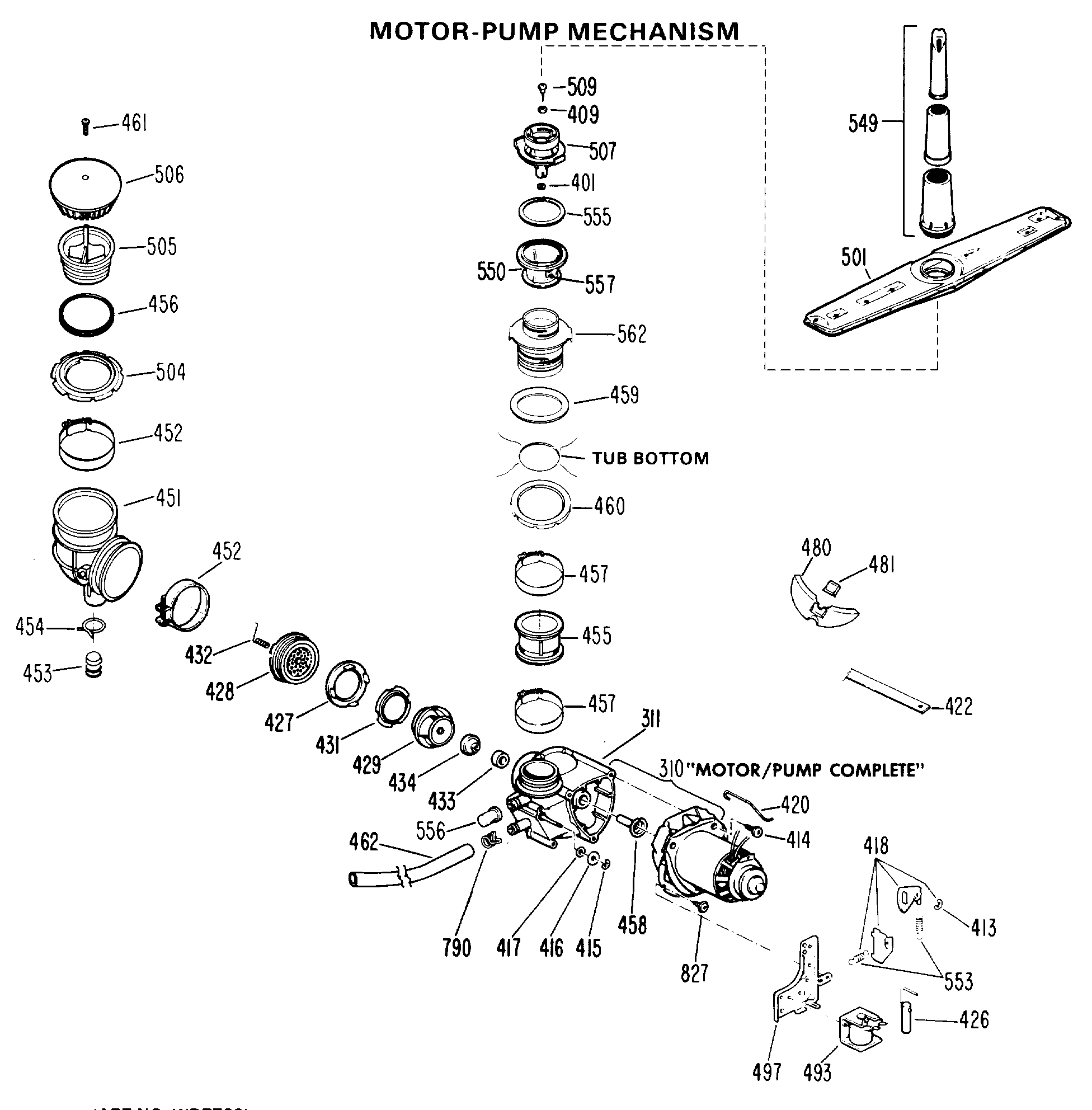 MOTOR-PUMP MECHANISM