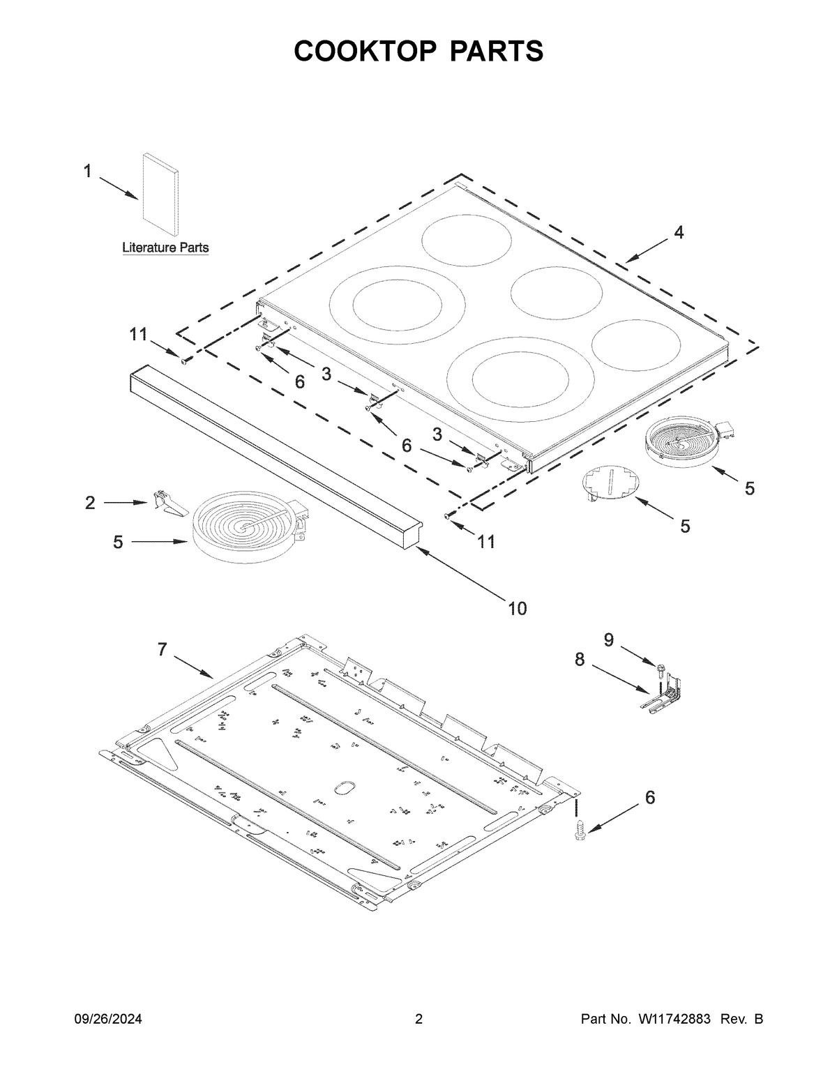 02 - COOKTOP PARTS