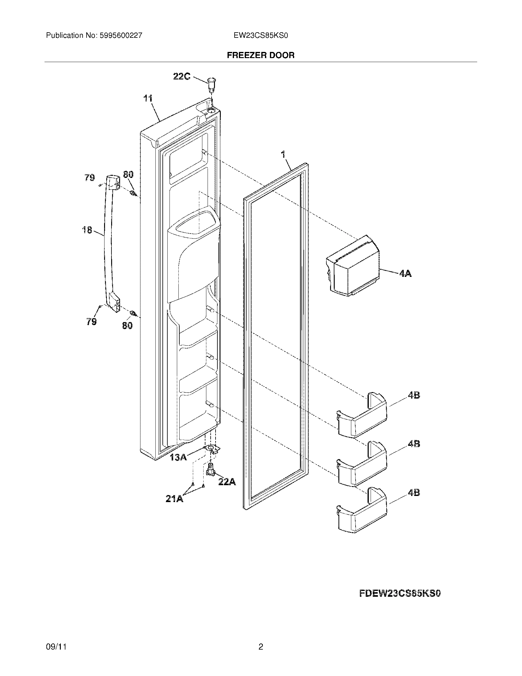 03 - FREEZER DOOR