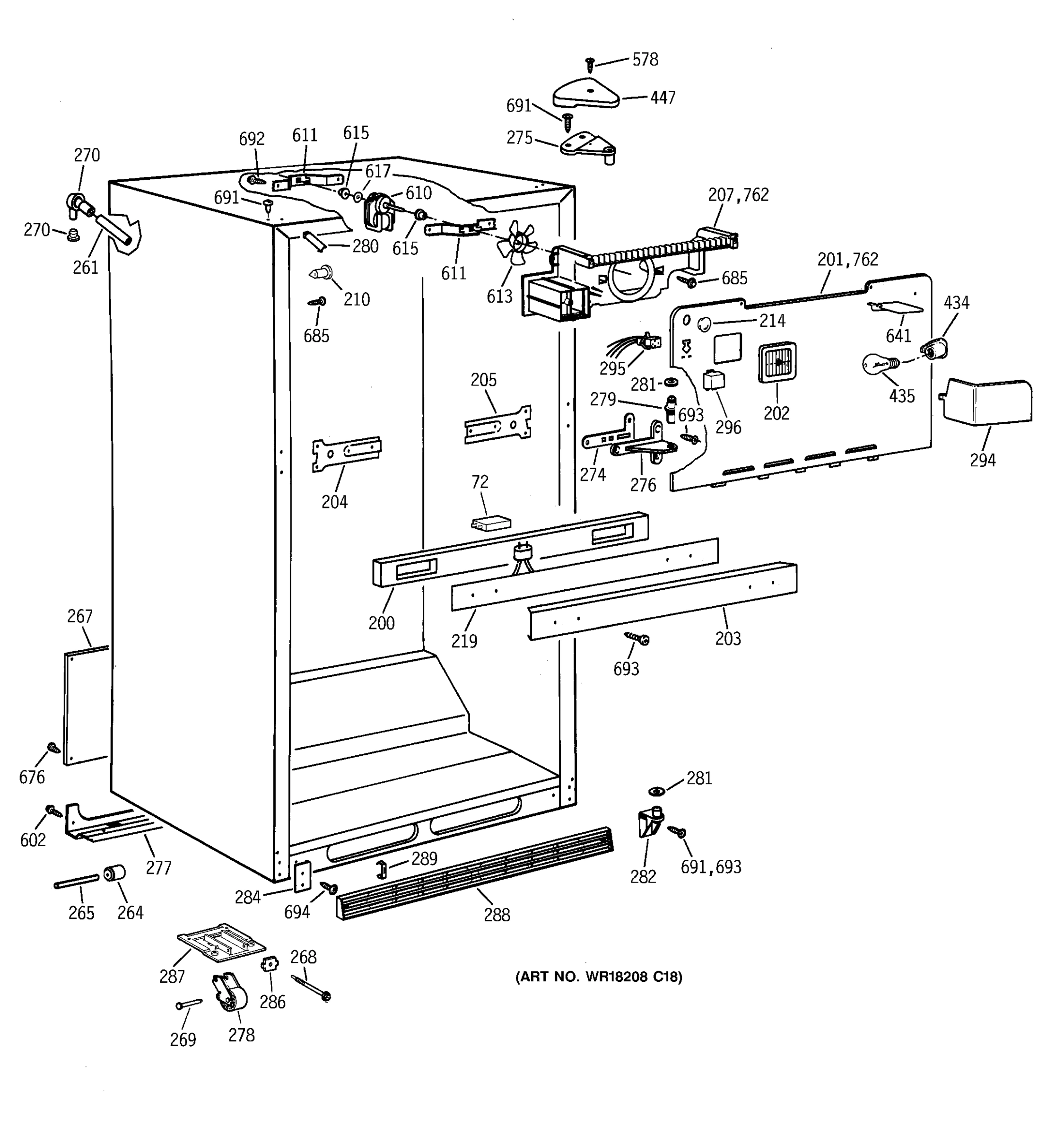 CABINET PARTS