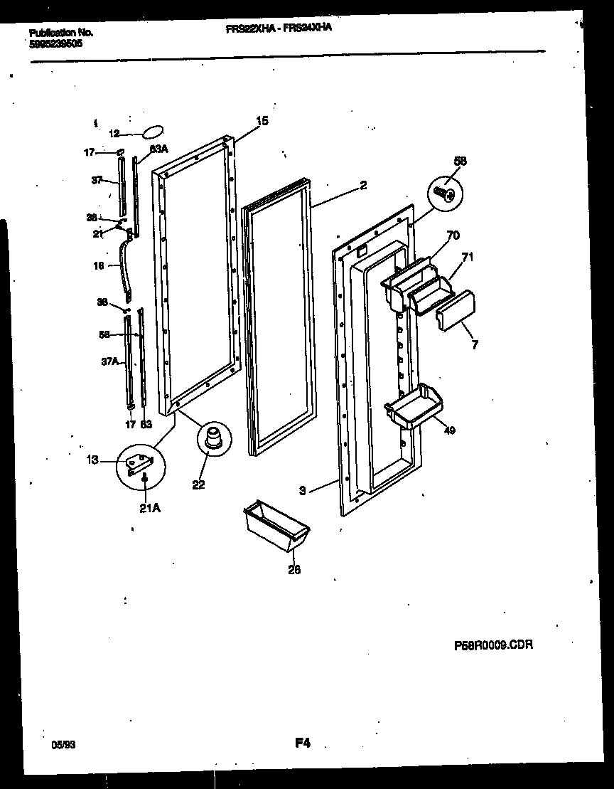 03 - REFRIGERATOR DOOR PARTS