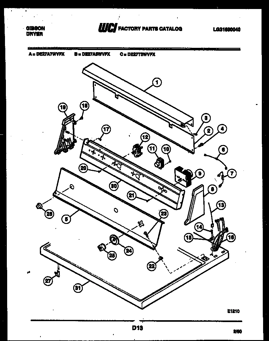 04 - CONSOLE AND CONTROL PARTS