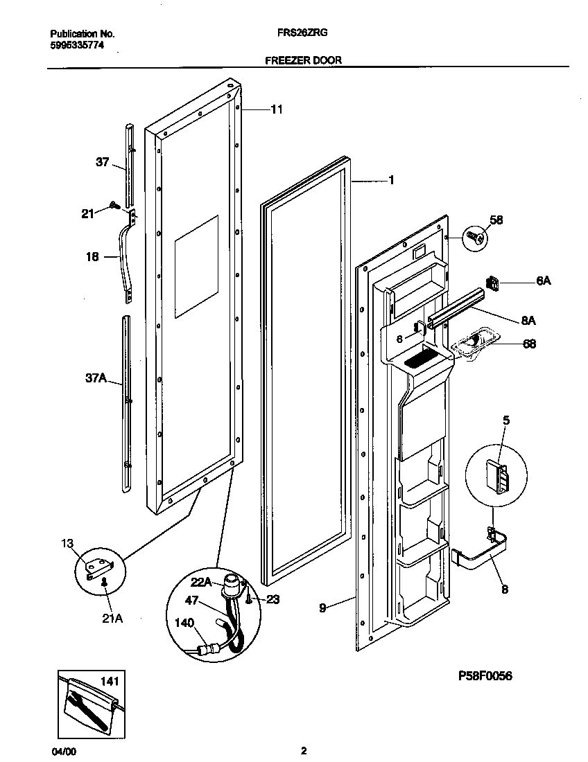 02 - FREEZER DOOR