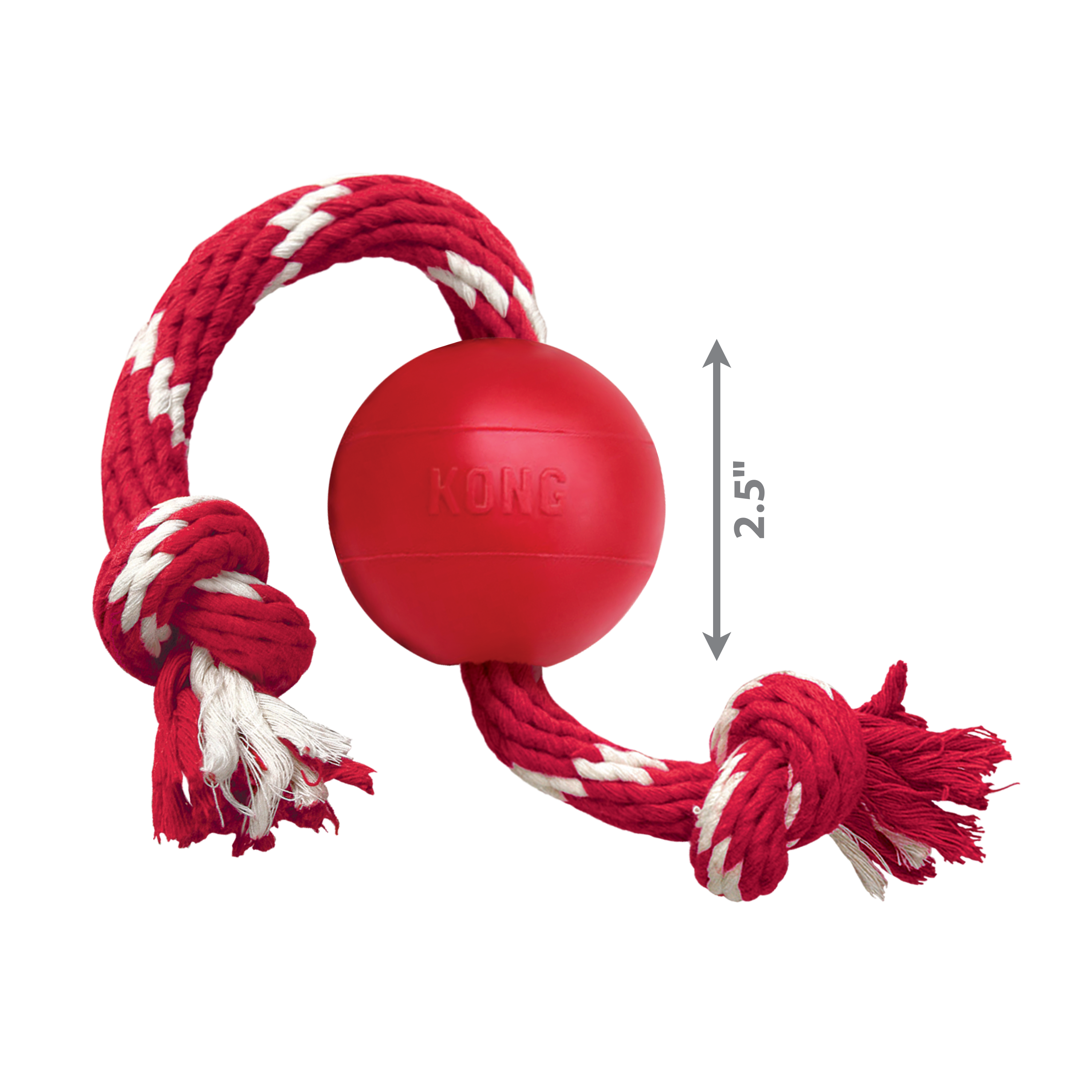 KONG Ball w/Rope dimoffpack product image