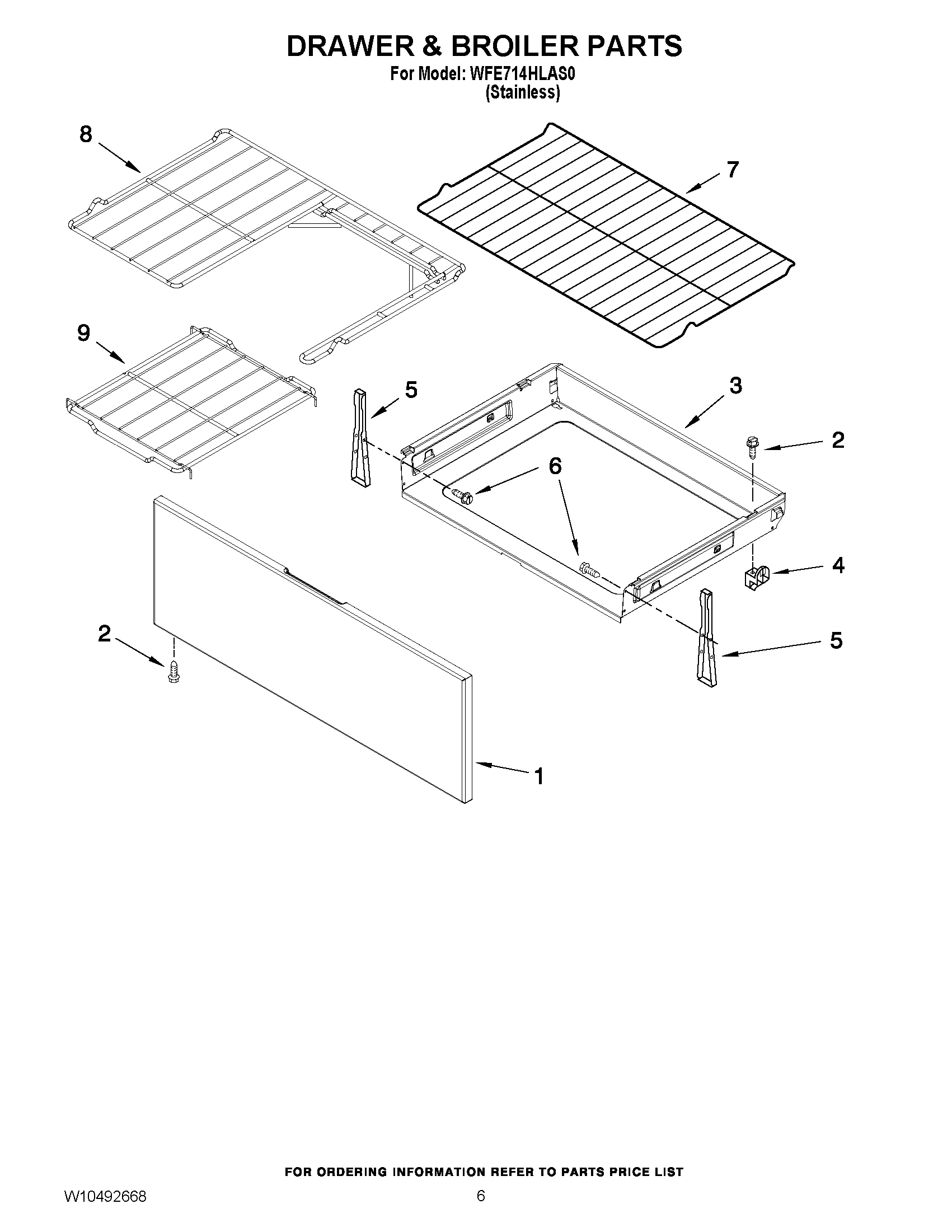 05 - DRAWER & BROILER PARTS