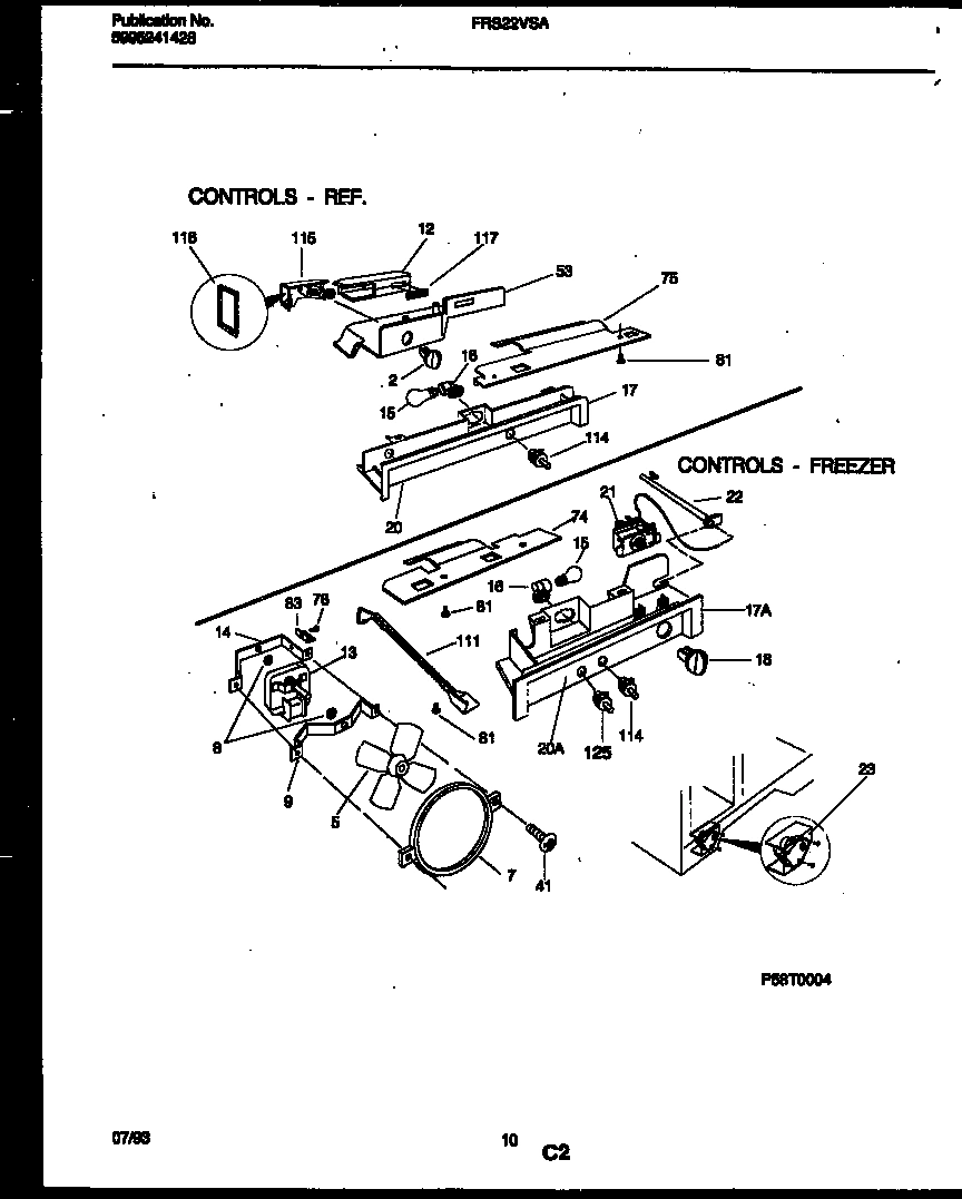 06 - REFRIGERATOR CONTROL ASSEMBLY, DAMP