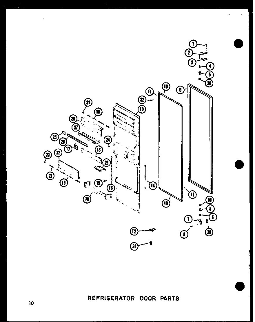 13 - REF DOOR PARTS