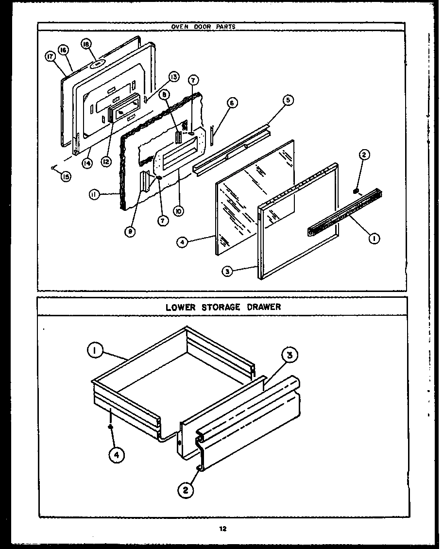 03 - OVEN DOOR PARTS