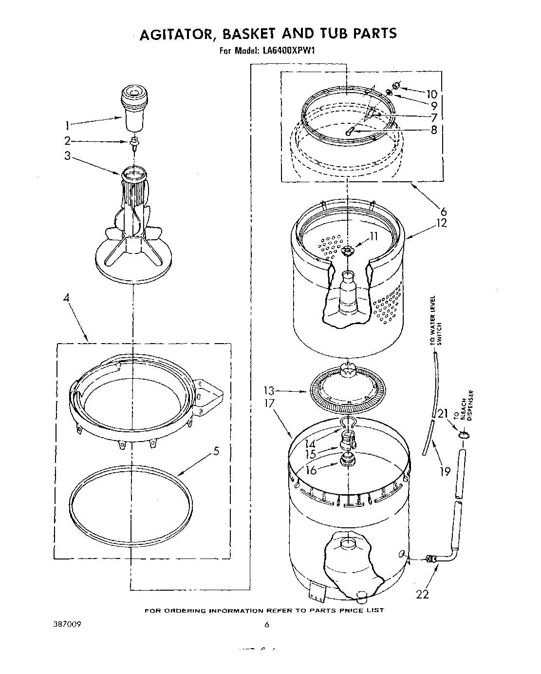 04 - AGITATOR, BASKET AND TUB