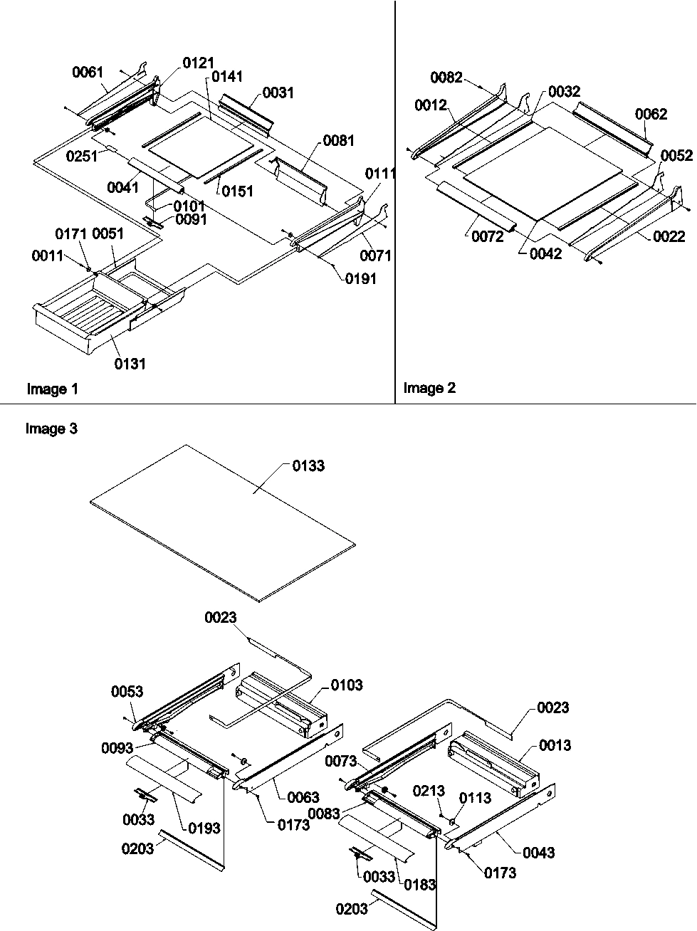 09 - Shelving and Crisper Assemblies