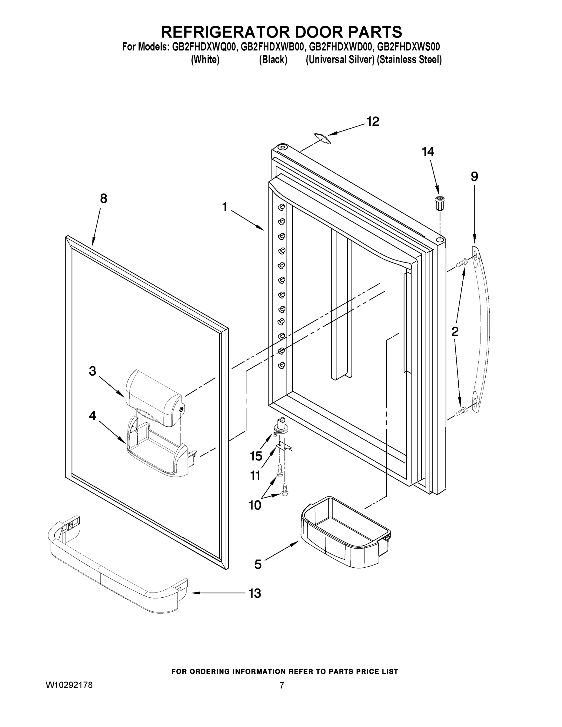 05 - REFRIGERATOR DOOR PARTS