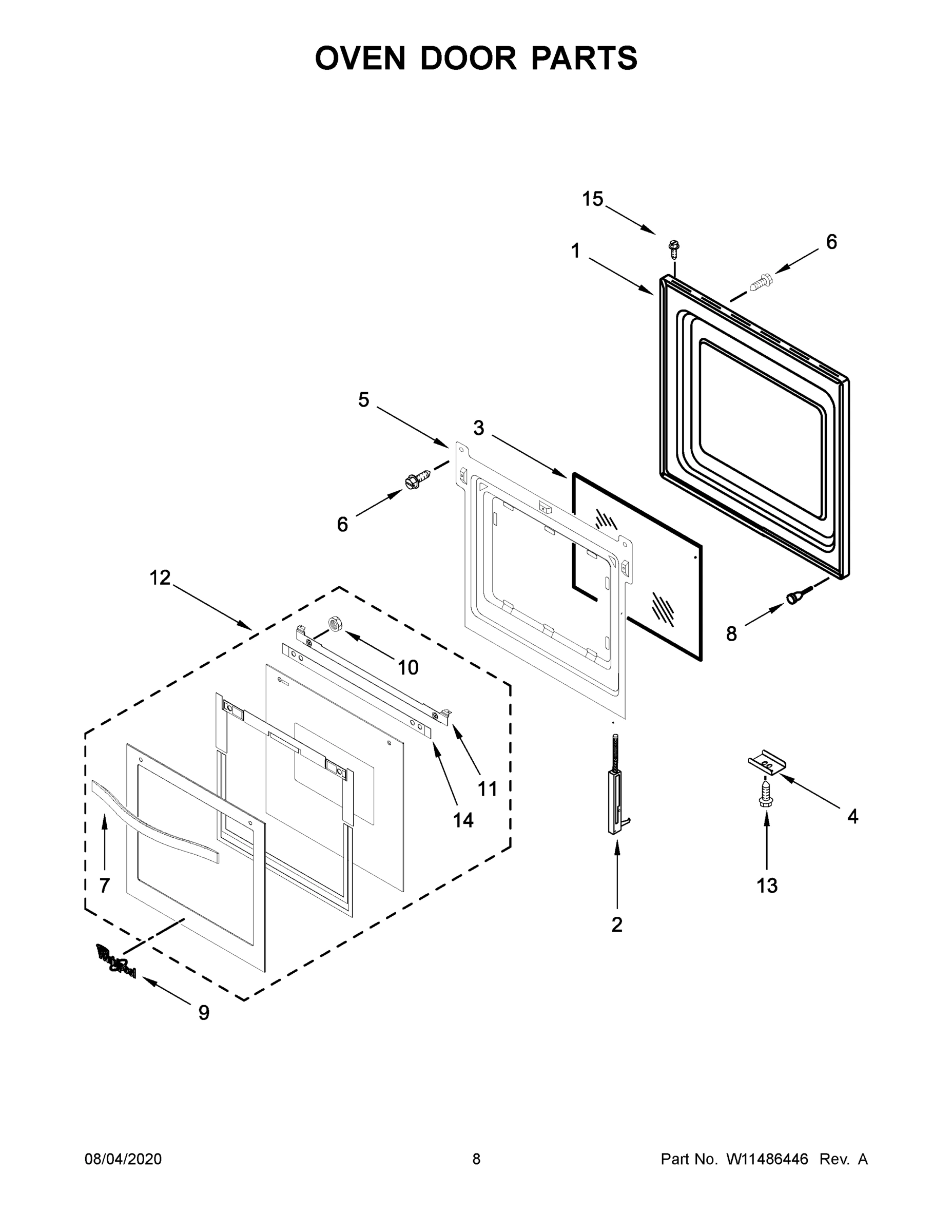 05 - OVEN DOOR PARTS