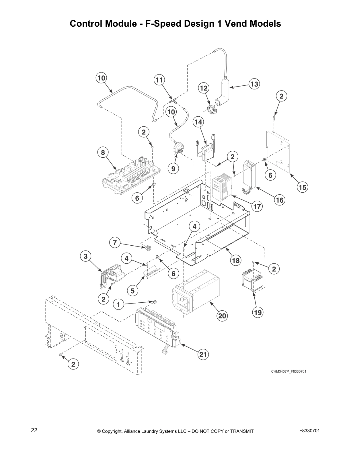 Control Module - F-Speed Design 1 Vend Models