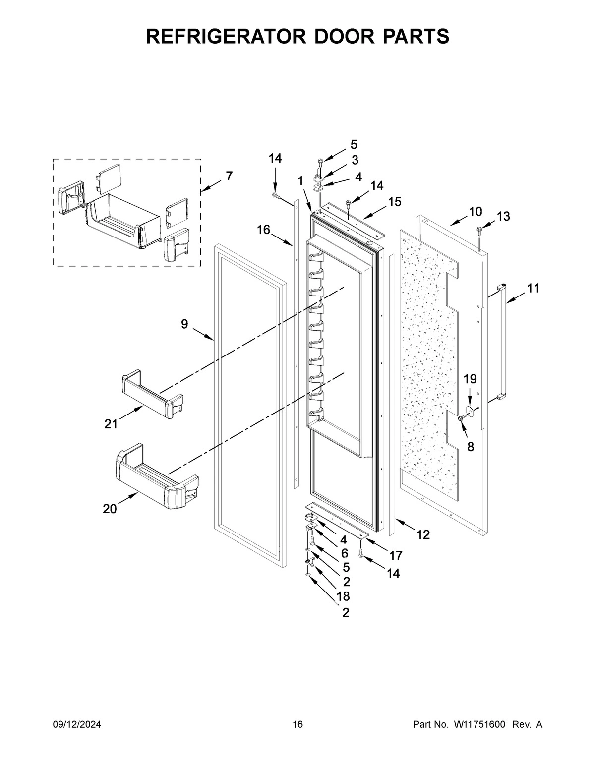 09 - REFRIGERATOR DOOR PARTS