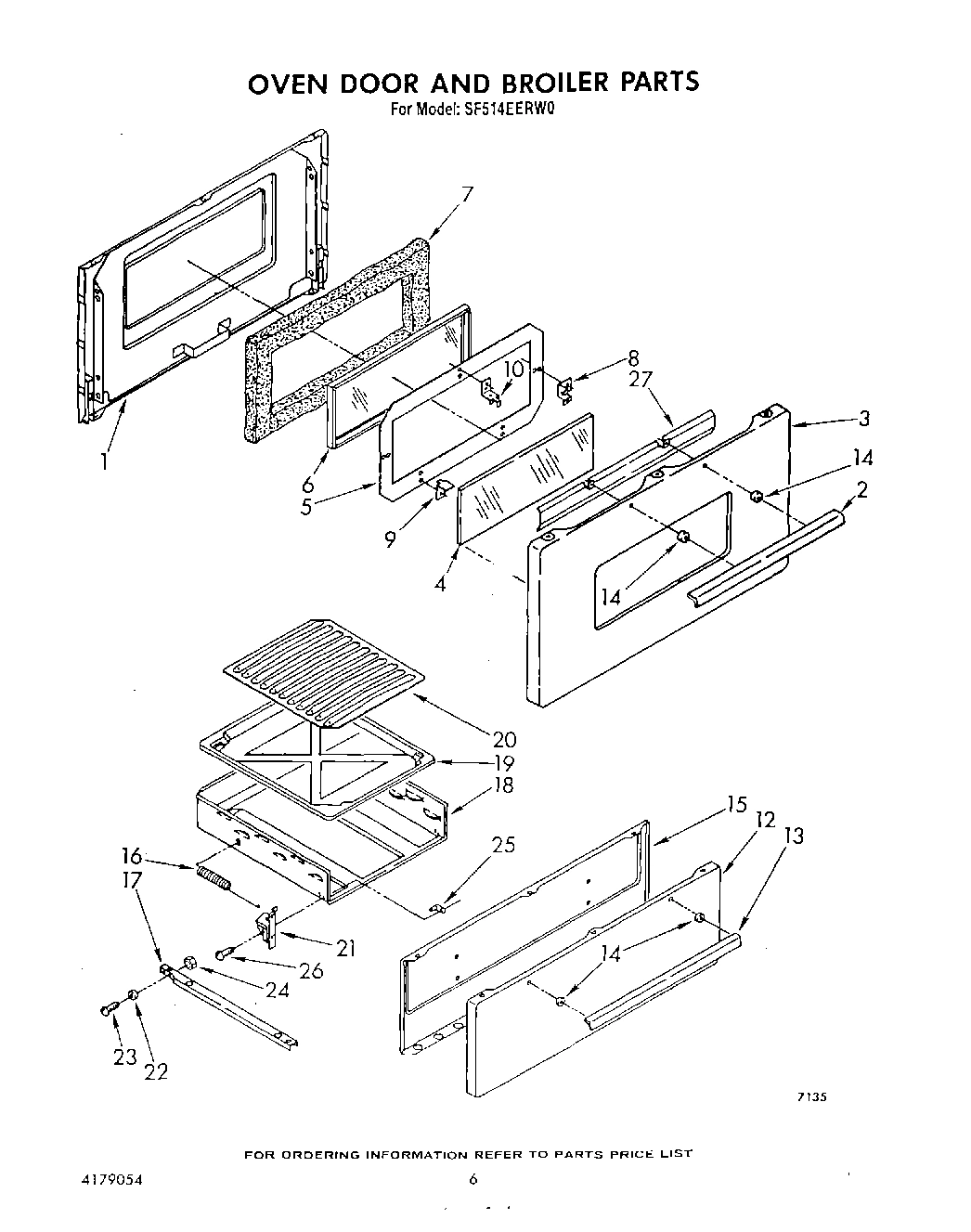05 - OVEN DOOR AND BROILER