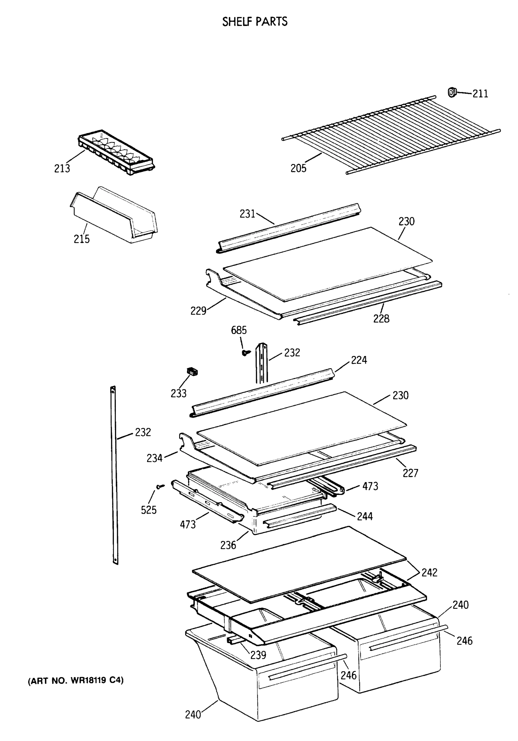 SHELF PARTS