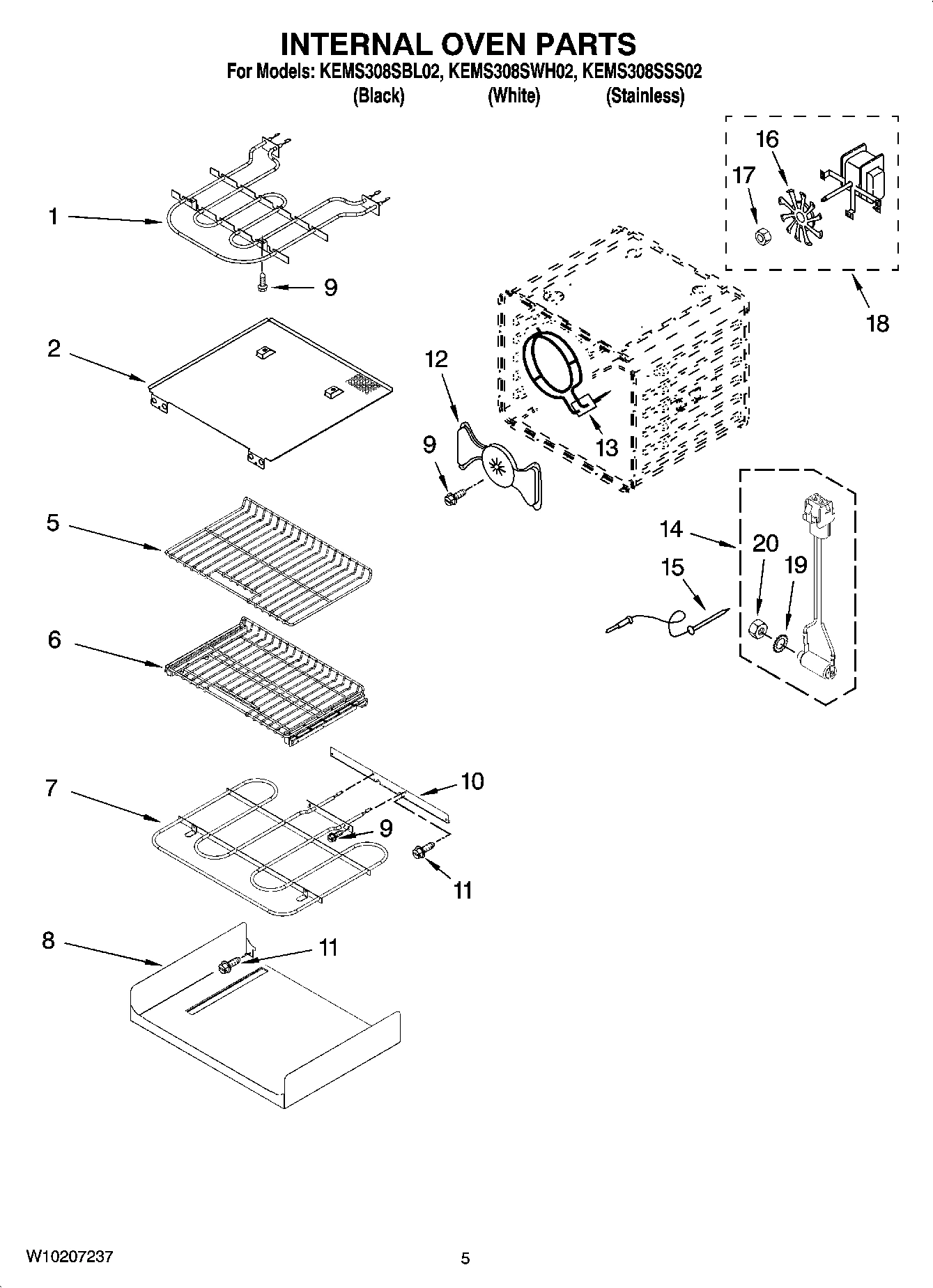 04 - INTERNAL OVEN PARTS