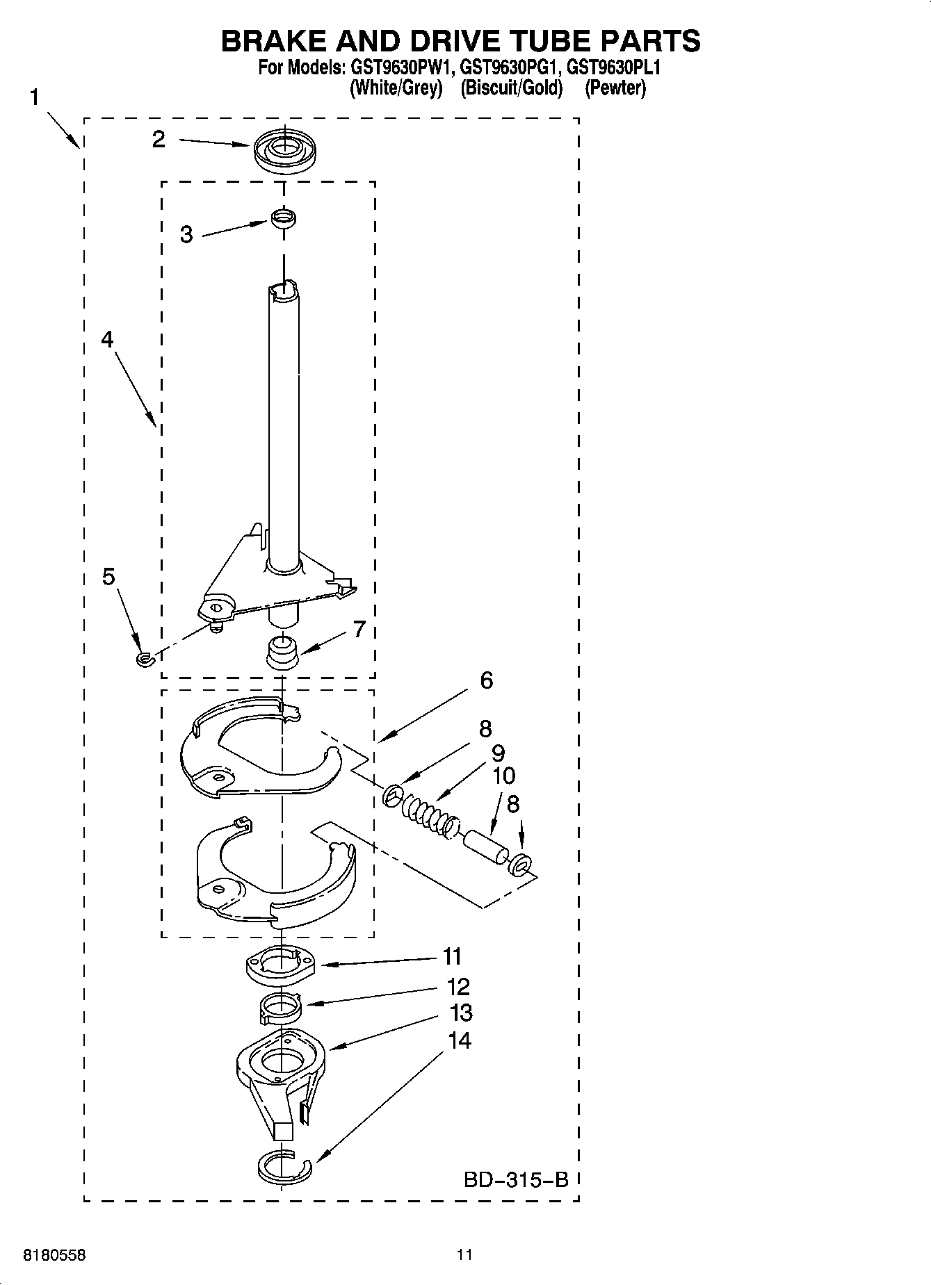 07 - BRAKE AND DRIVE TUBE PARTS